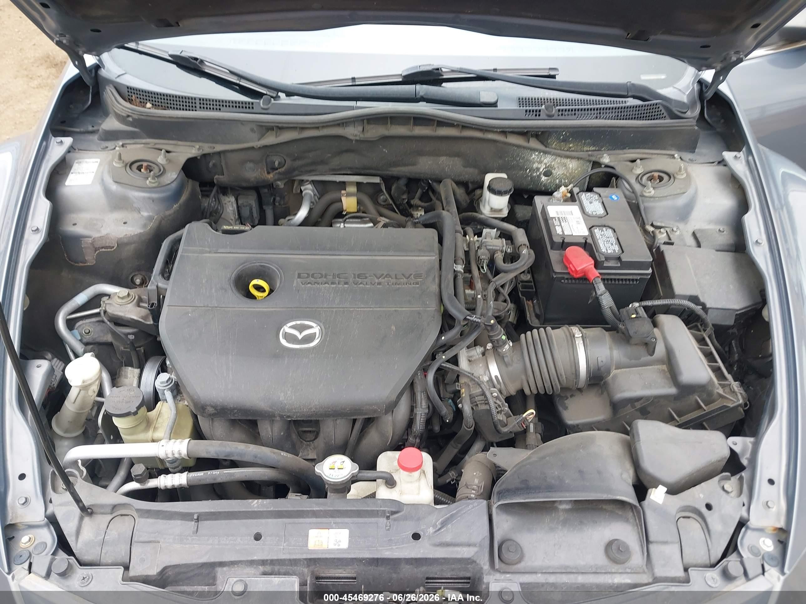 2011 Mazda Mazda6 I Sport Серый vin: 1YVHZ8BH9B5M23489