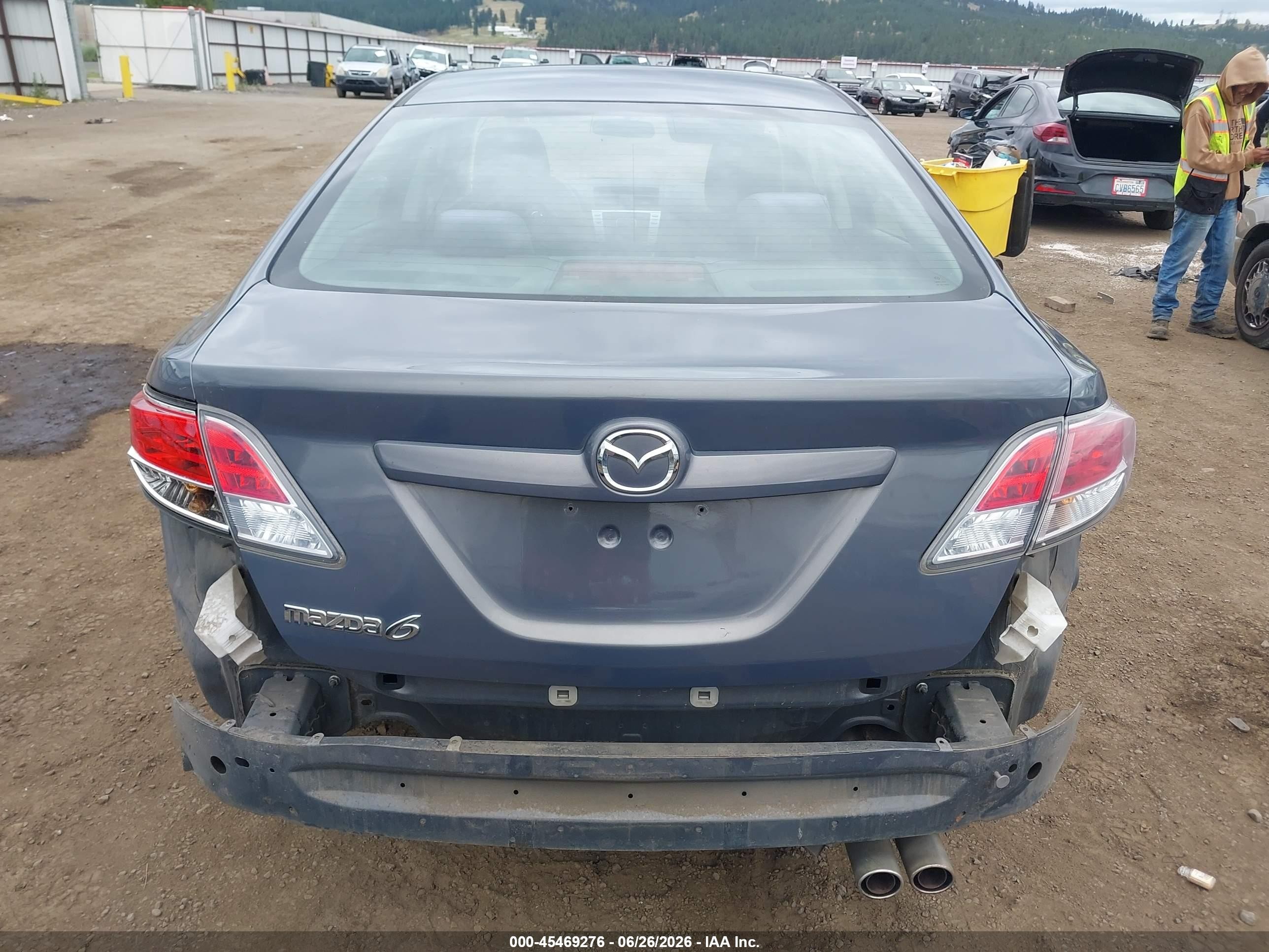 2011 Mazda Mazda6 I Sport Серый vin: 1YVHZ8BH9B5M23489