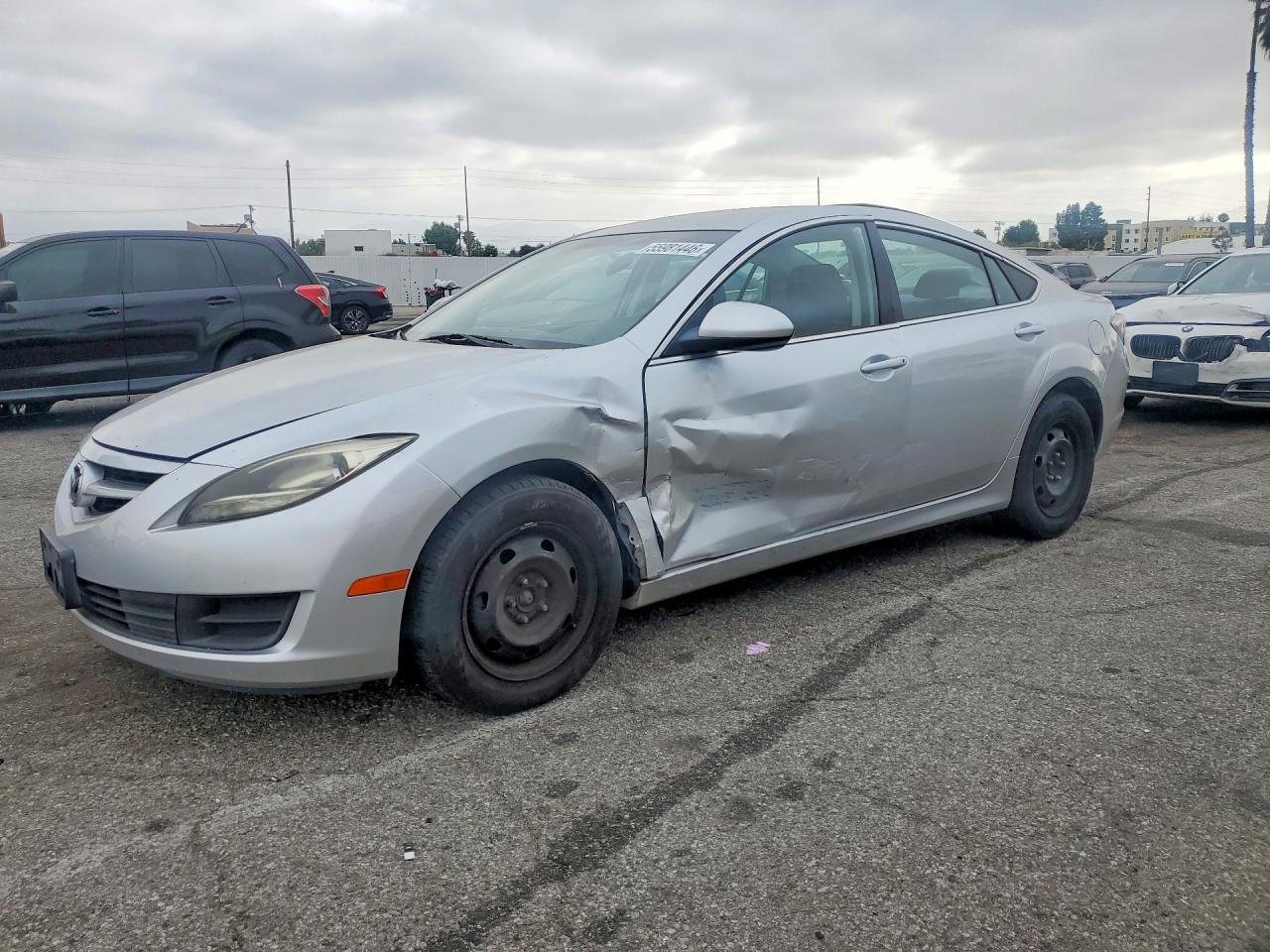 2012 Mazda 6 I Silver vin: 1YVHZ8BH9C5M05513