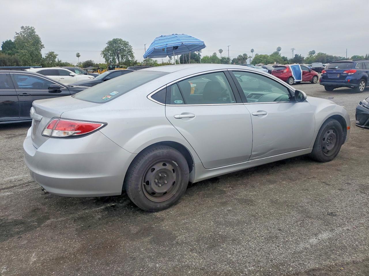 2012 Mazda 6 I Silver vin: 1YVHZ8BH9C5M05513