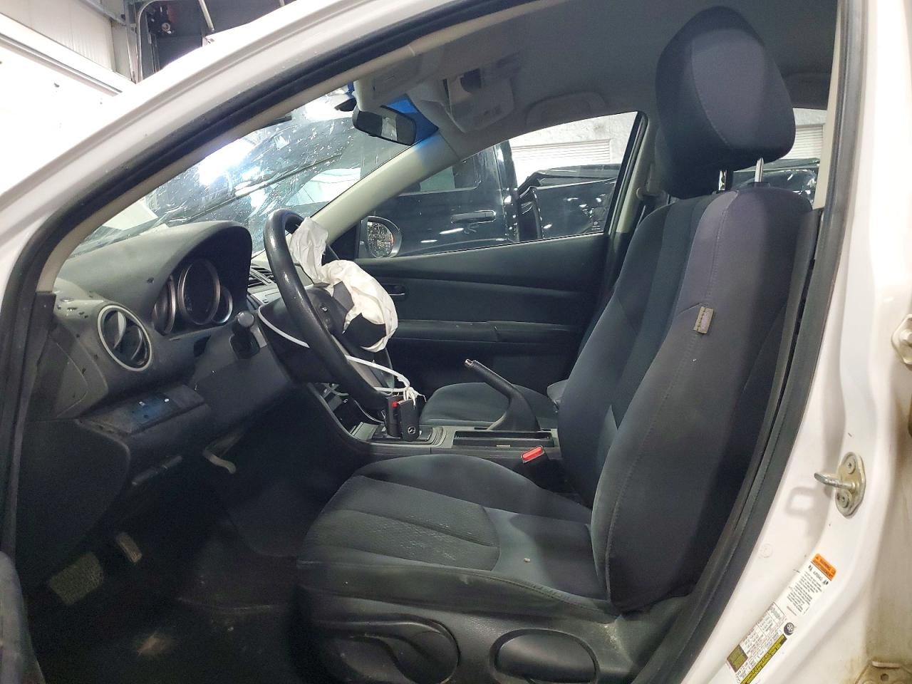2012 Mazda 6 I White vin: 1YVHZ8BH9C5M08072