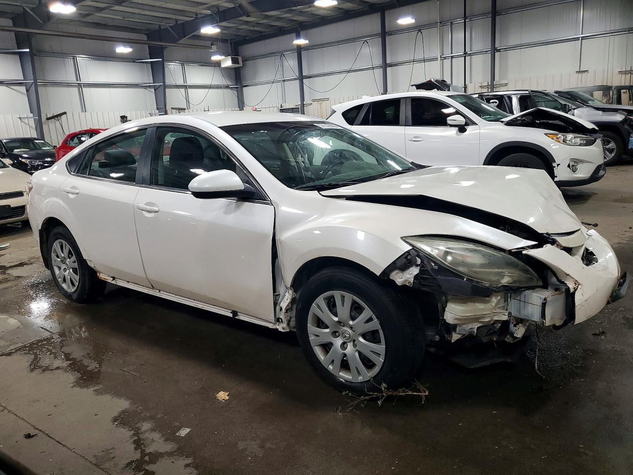2012 Mazda 6 I White vin: 1YVHZ8BH9C5M08072