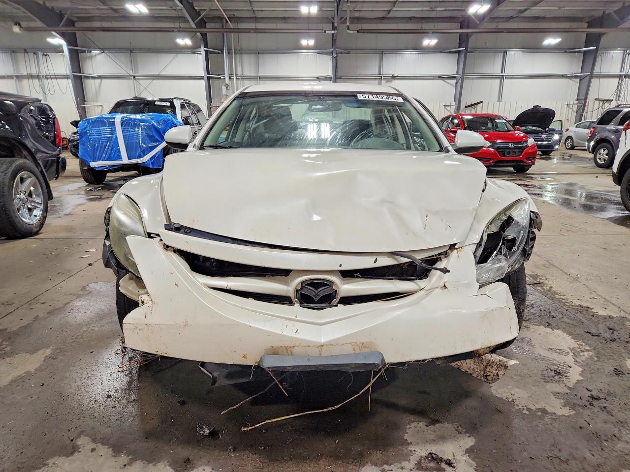 2012 Mazda 6 I White vin: 1YVHZ8BH9C5M08072