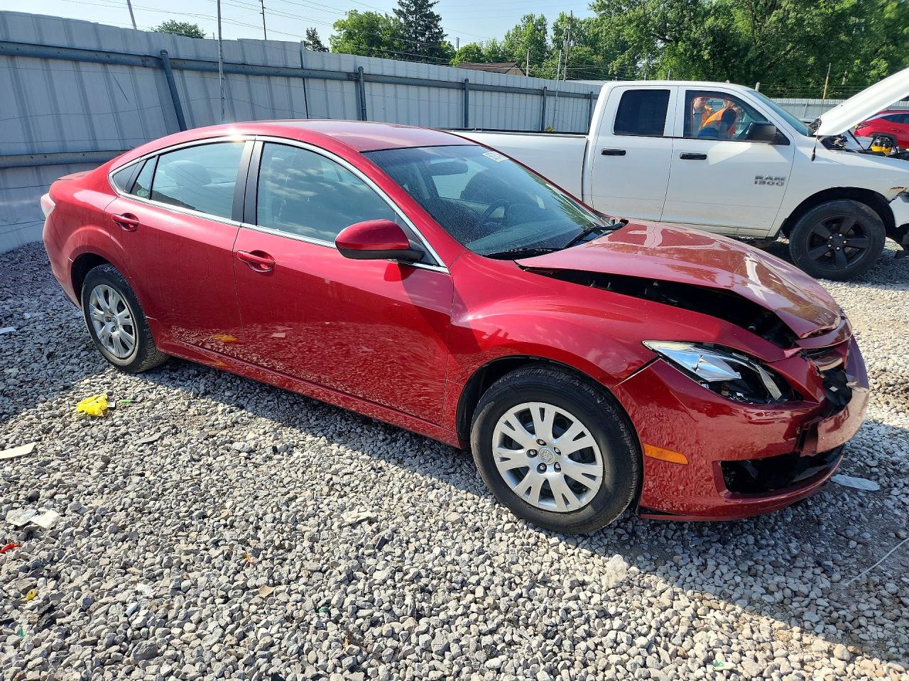 2012 Mazda 6 I Red vin: 1YVHZ8BH9C5M09075