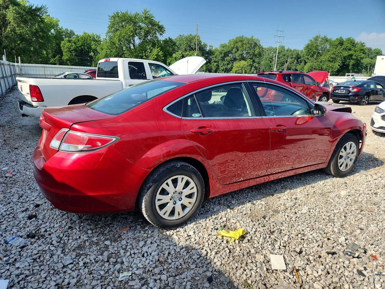 2012 Mazda 6 I Red vin: 1YVHZ8BH9C5M09075
