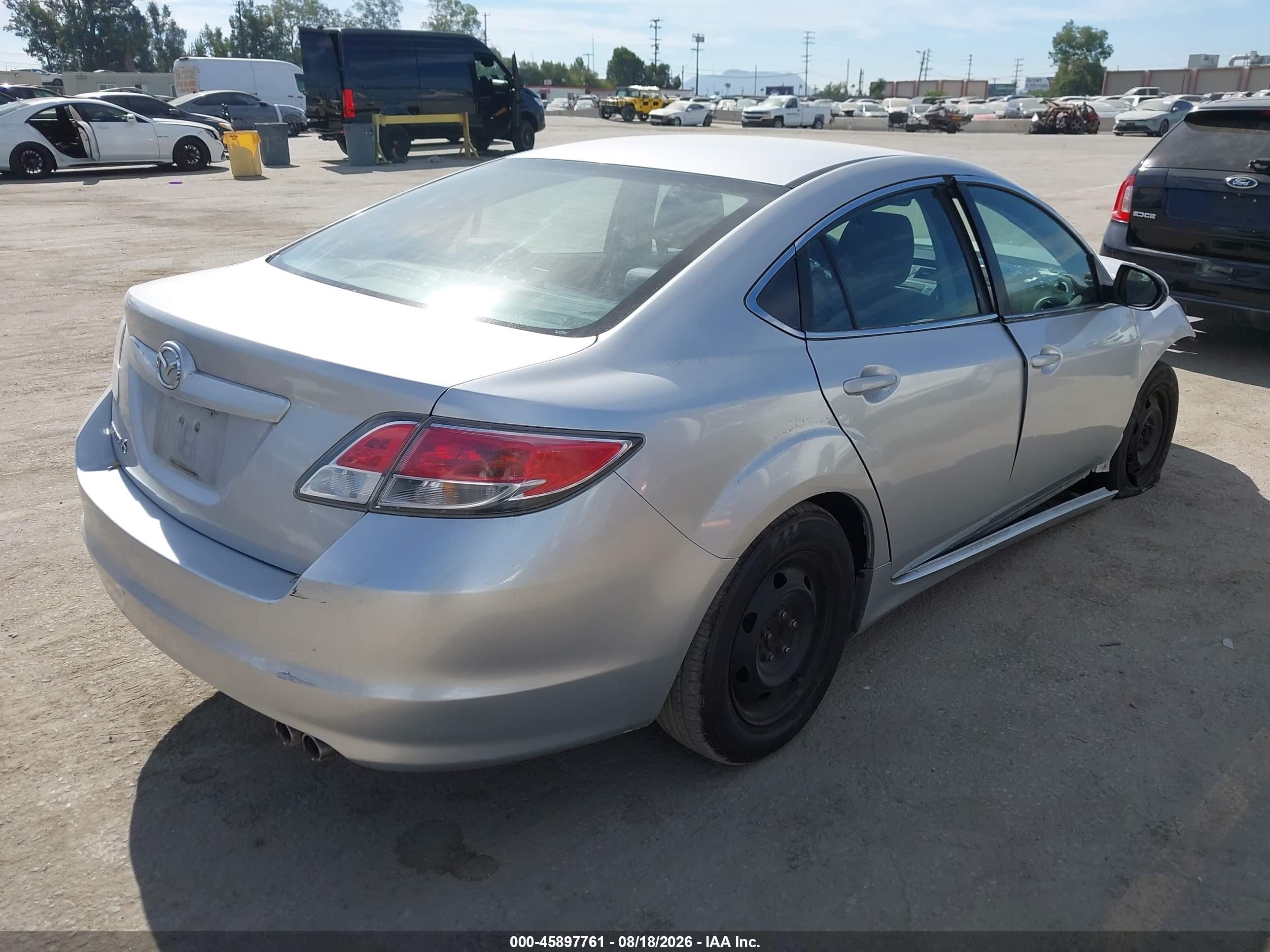 2012 Mazda Mazda6 I Sport Серебряный vin: 1YVHZ8BH9C5M26930