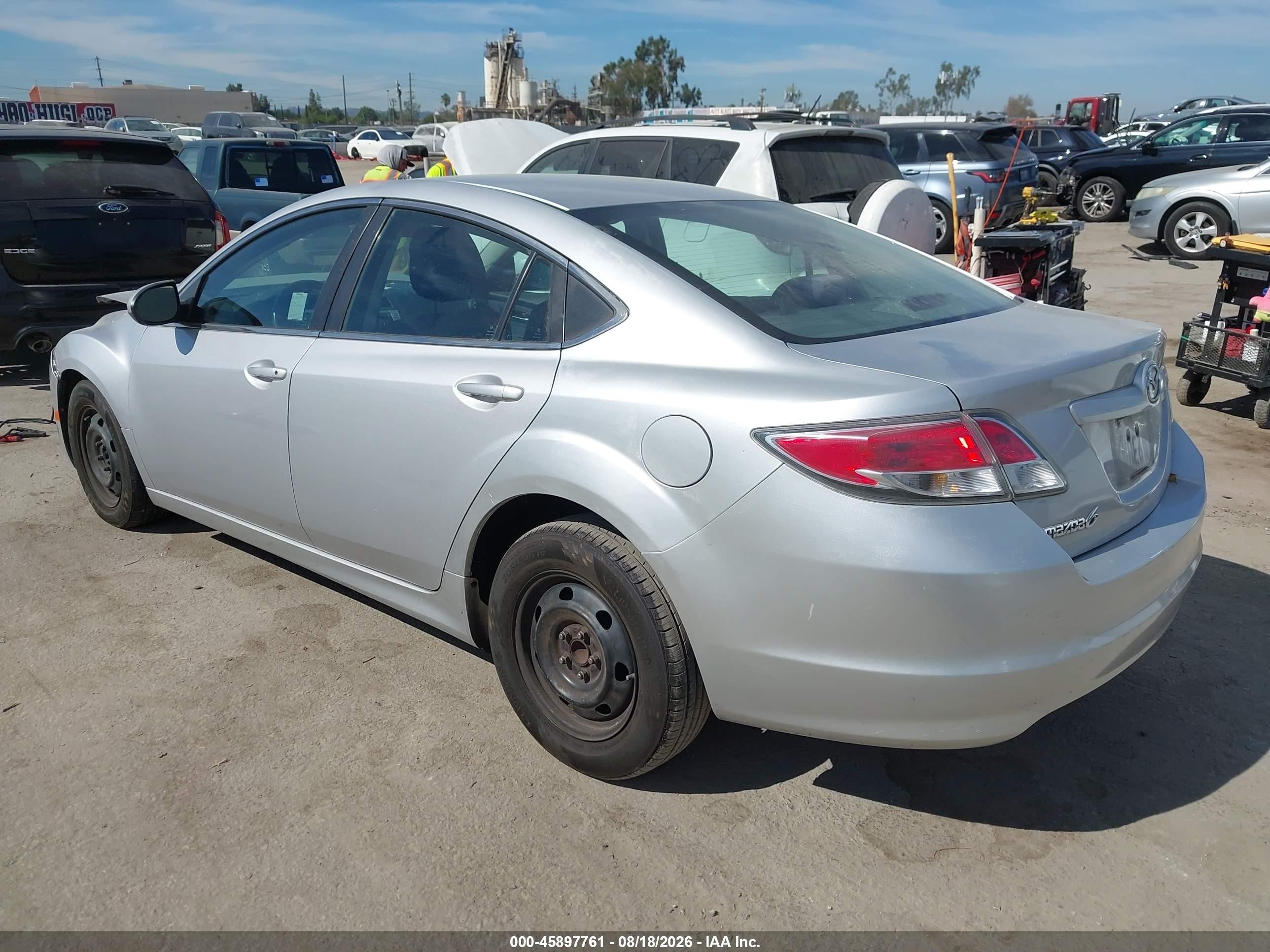 2012 Mazda Mazda6 I Sport Серебряный vin: 1YVHZ8BH9C5M26930