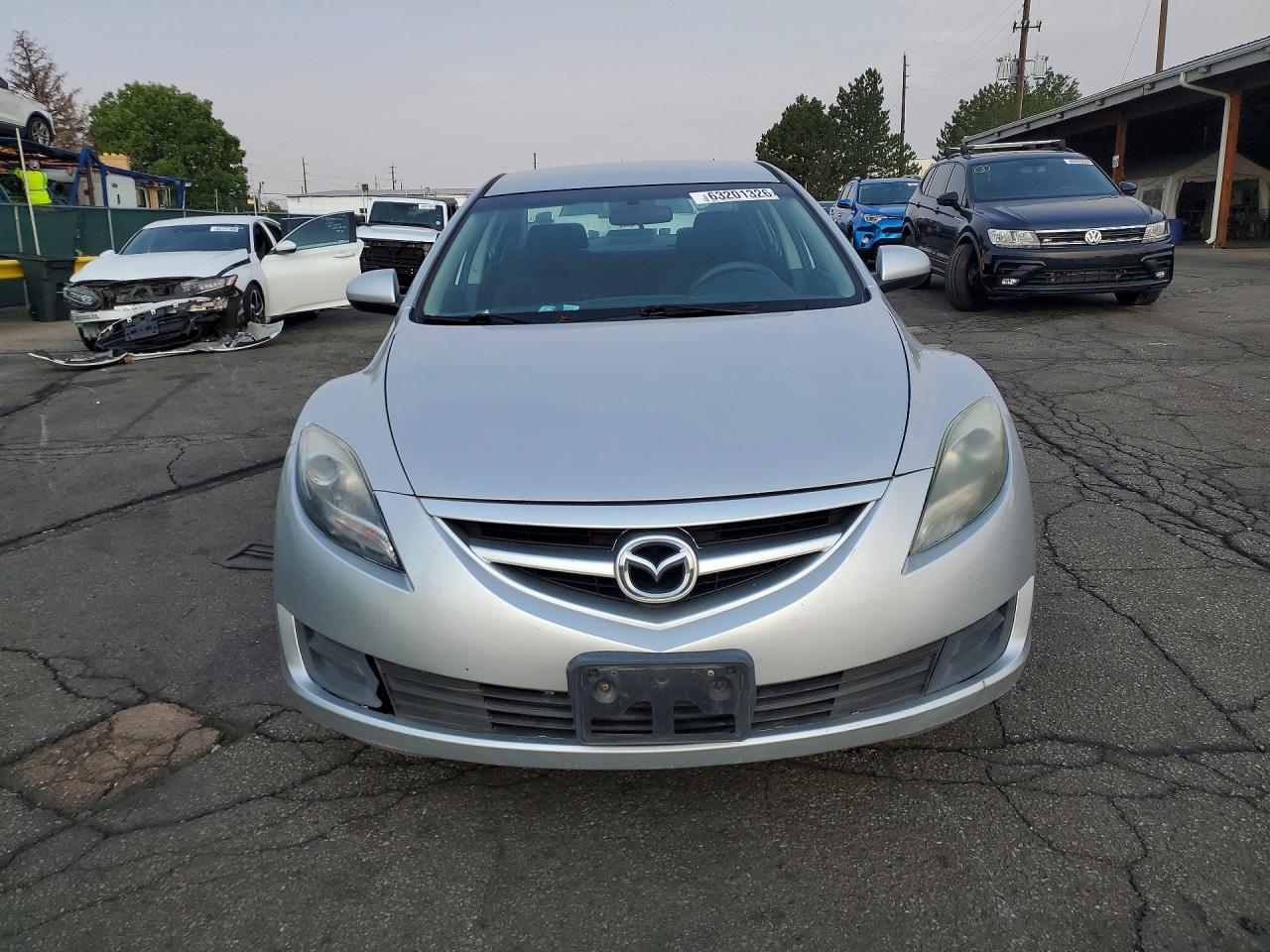 2012 Mazda 6 I Silver vin: 1YVHZ8BH9C5M30959