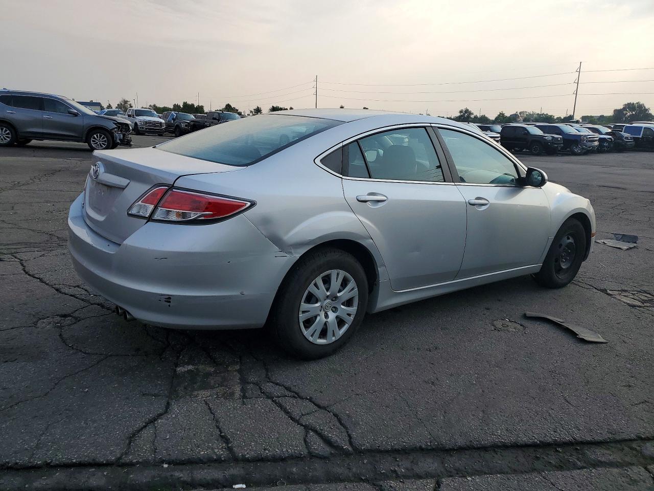 2012 Mazda 6 I Silver vin: 1YVHZ8BH9C5M30959