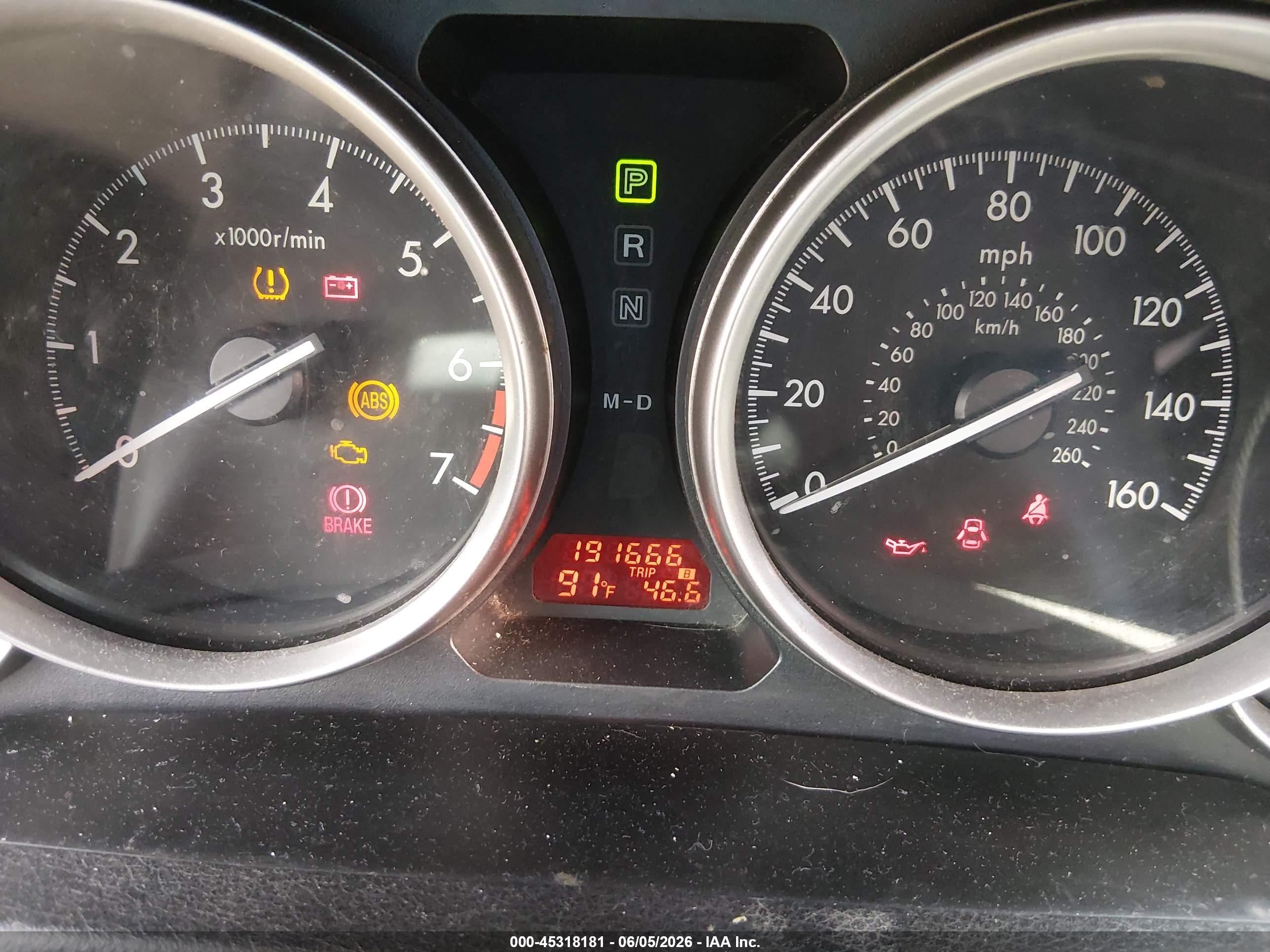 2013 Mazda Mazda6 I Sport Blue vin: 1YVHZ8BH9D5M14326