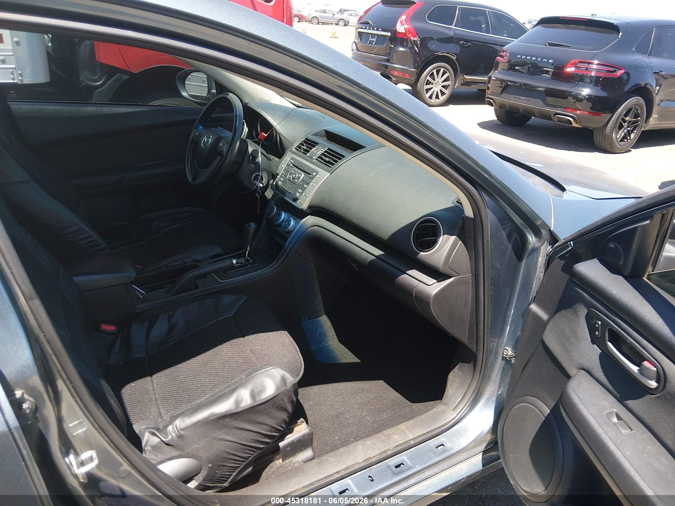 2013 Mazda Mazda6 I Sport Blue vin: 1YVHZ8BH9D5M14326
