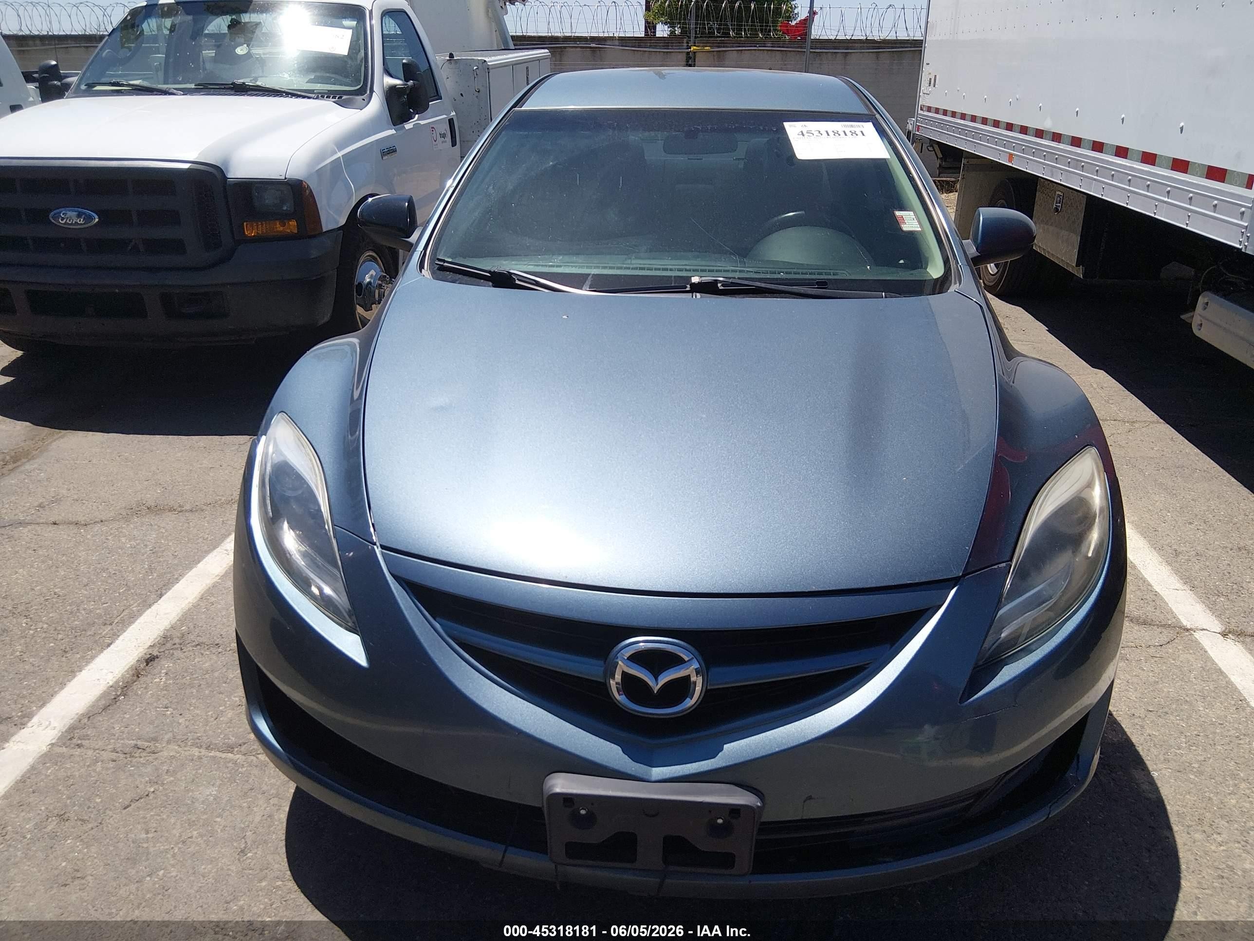 2013 Mazda Mazda6 I Sport Blue vin: 1YVHZ8BH9D5M14326