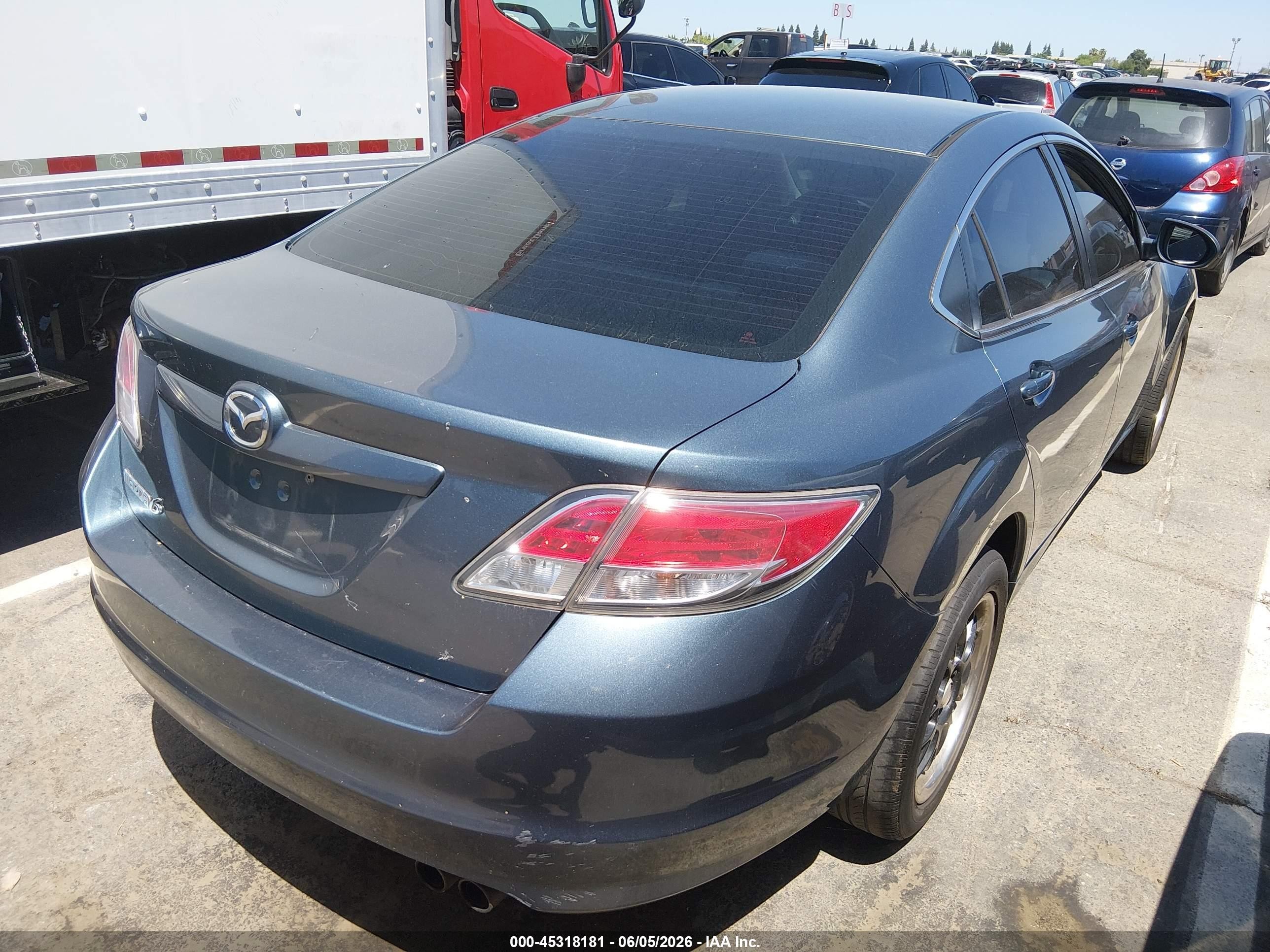 2013 Mazda Mazda6 I Sport Blue vin: 1YVHZ8BH9D5M14326