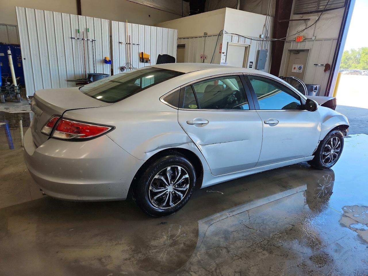2010 Mazda 6 I Silver vin: 1YVHZ8BHXA5M22060