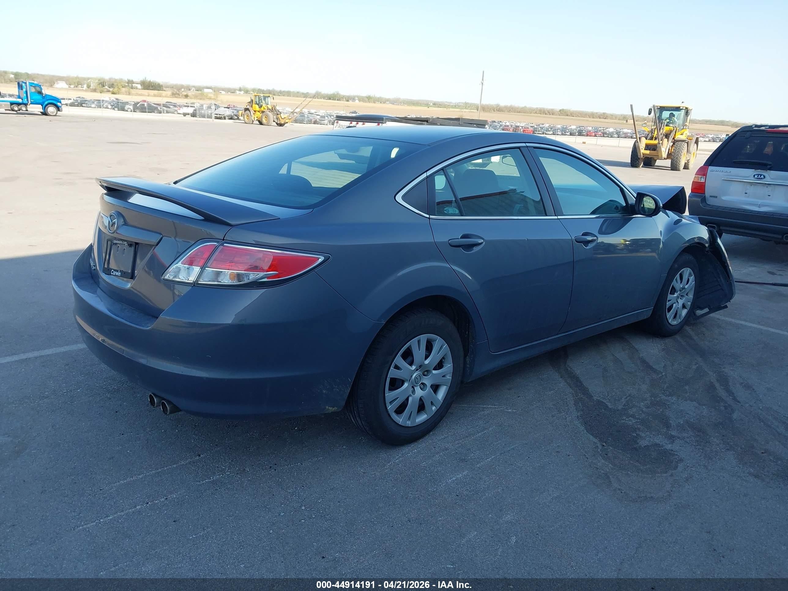 2011 Mazda Mazda6 I Sport Blue vin: 1YVHZ8BHXB5M03171