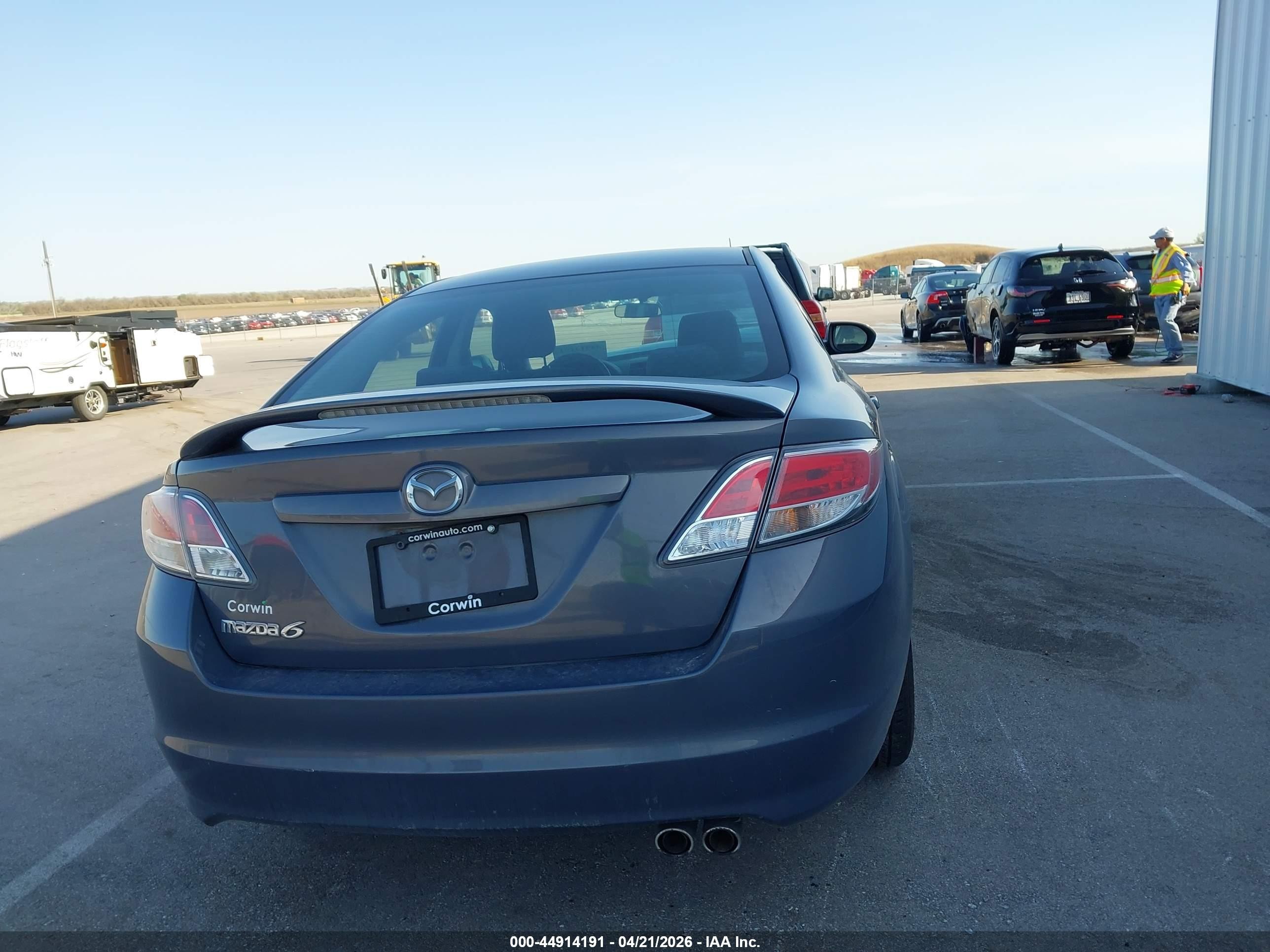 2011 Mazda Mazda6 I Sport Blue vin: 1YVHZ8BHXB5M03171