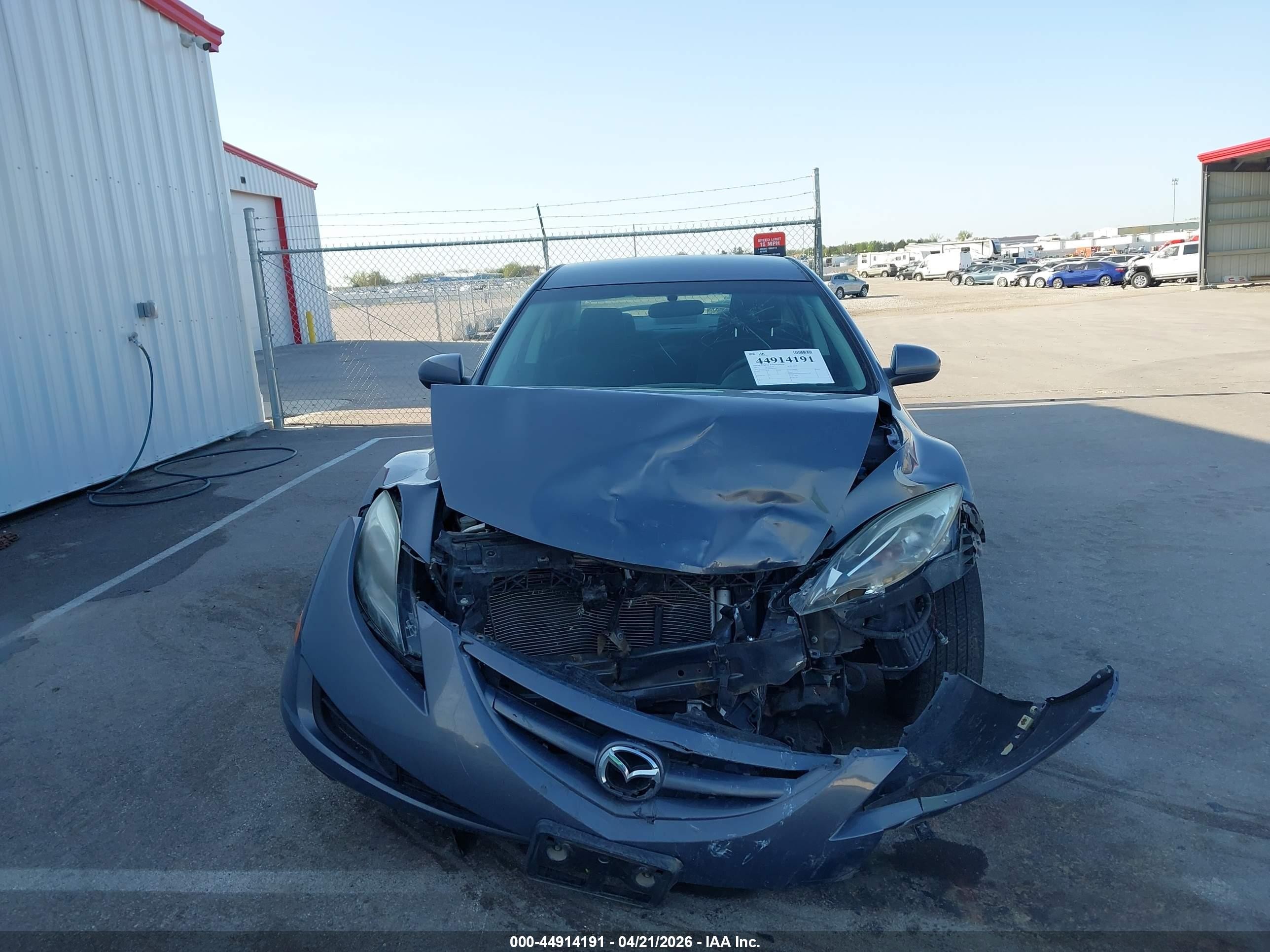 2011 Mazda Mazda6 I Sport Blue vin: 1YVHZ8BHXB5M03171