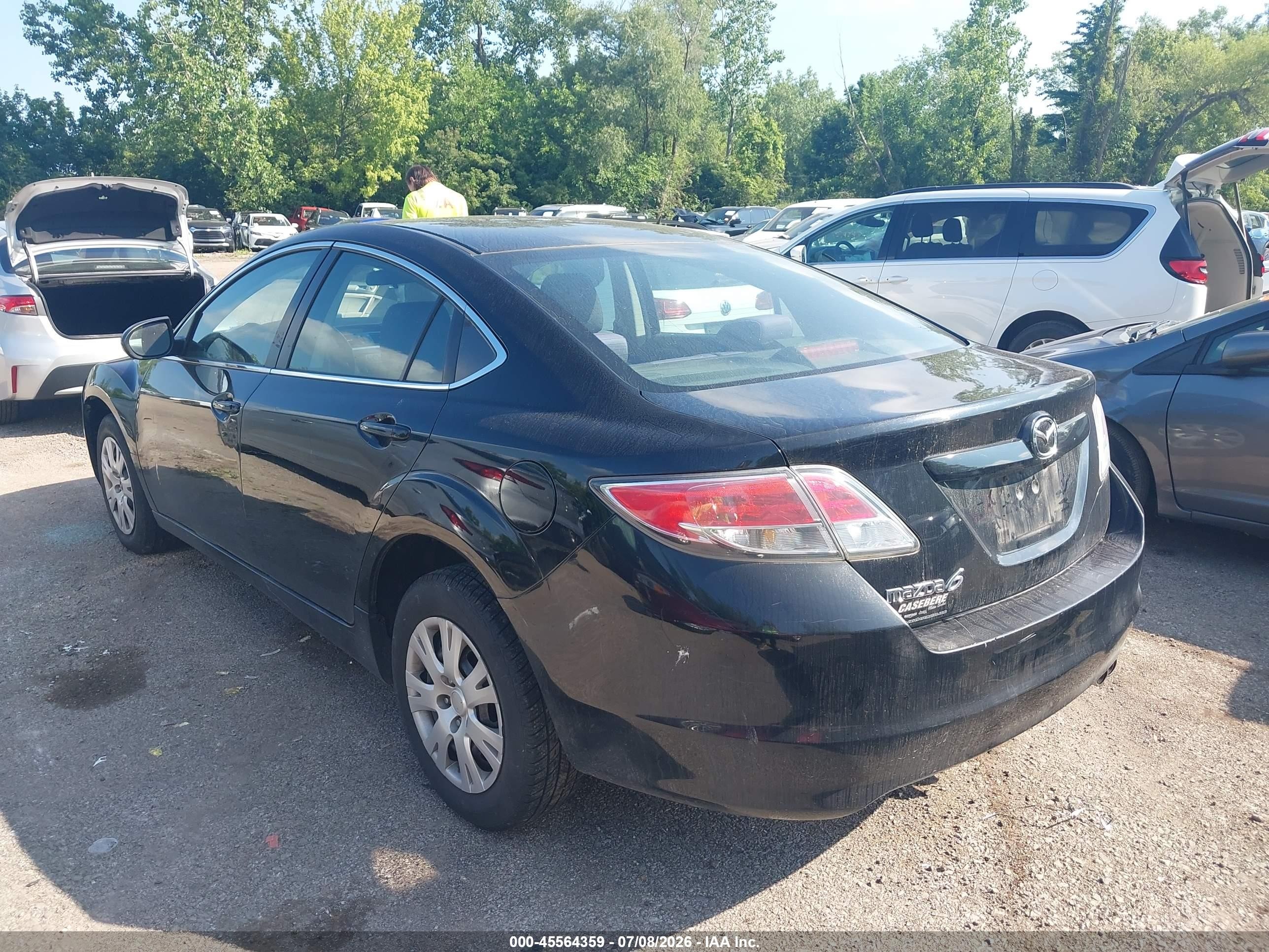 2012 Mazda Mazda6 I Sport Black vin: 1YVHZ8BHXC5M05827
