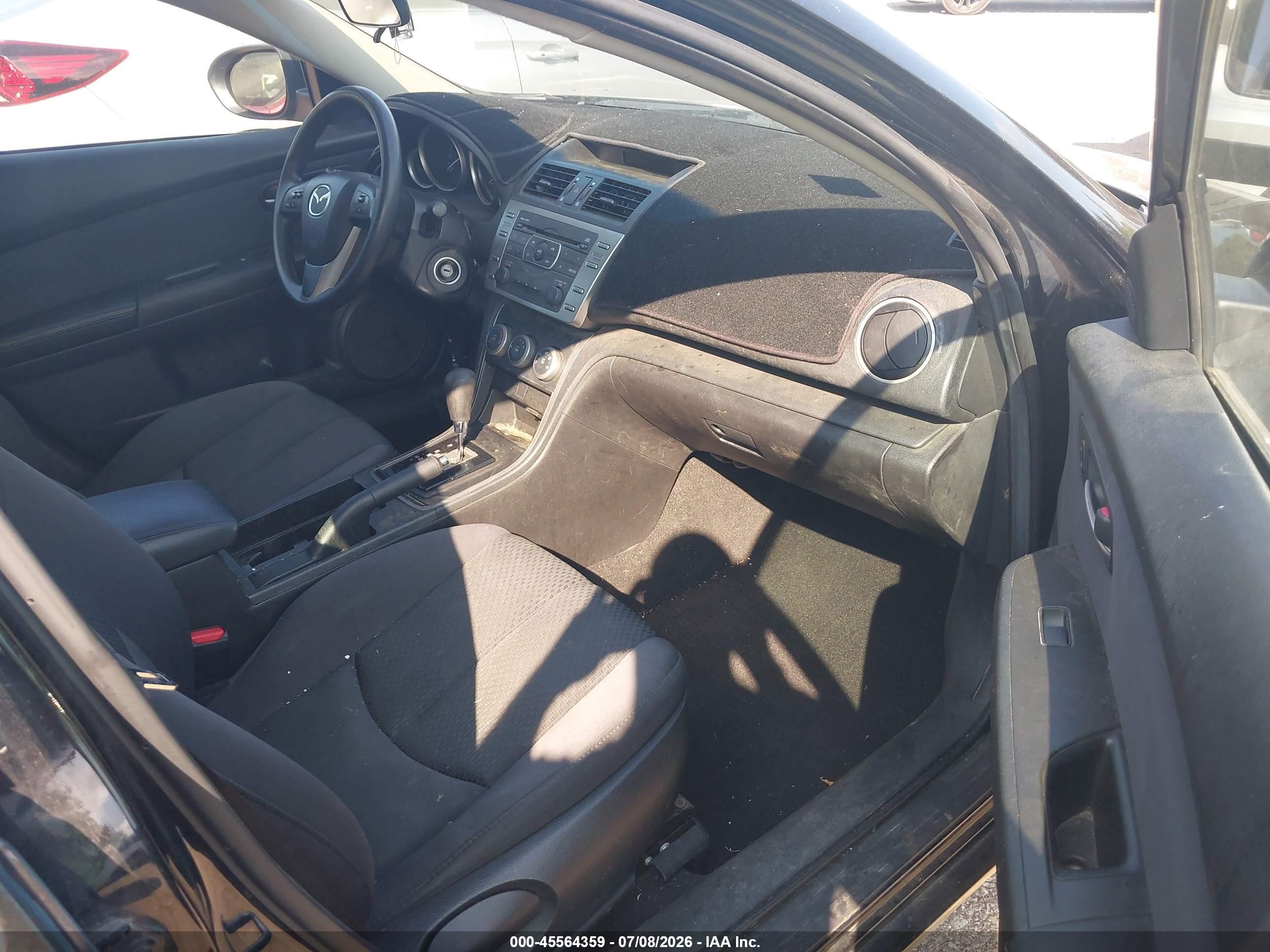 2012 Mazda Mazda6 I Sport Black vin: 1YVHZ8BHXC5M05827