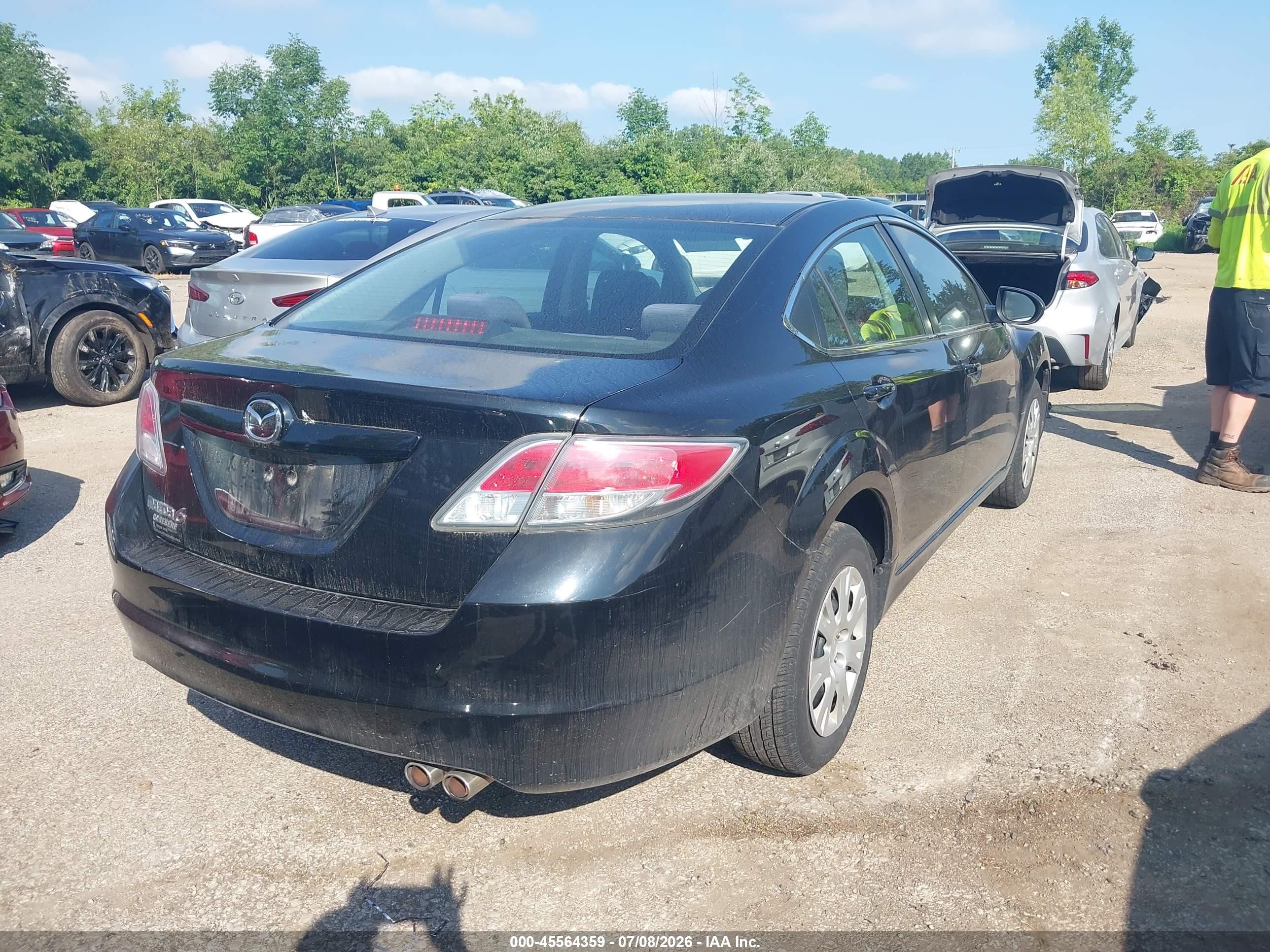 2012 Mazda Mazda6 I Sport Black vin: 1YVHZ8BHXC5M05827