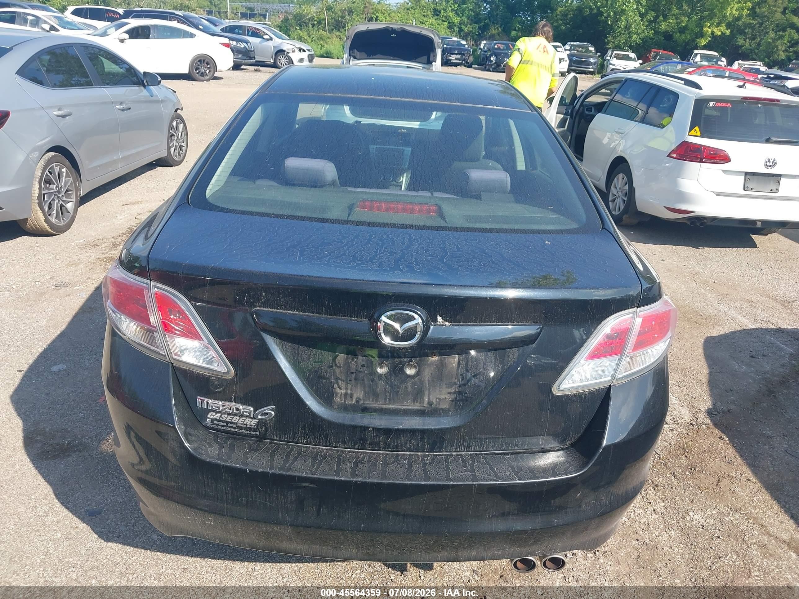 2012 Mazda Mazda6 I Sport Black vin: 1YVHZ8BHXC5M05827