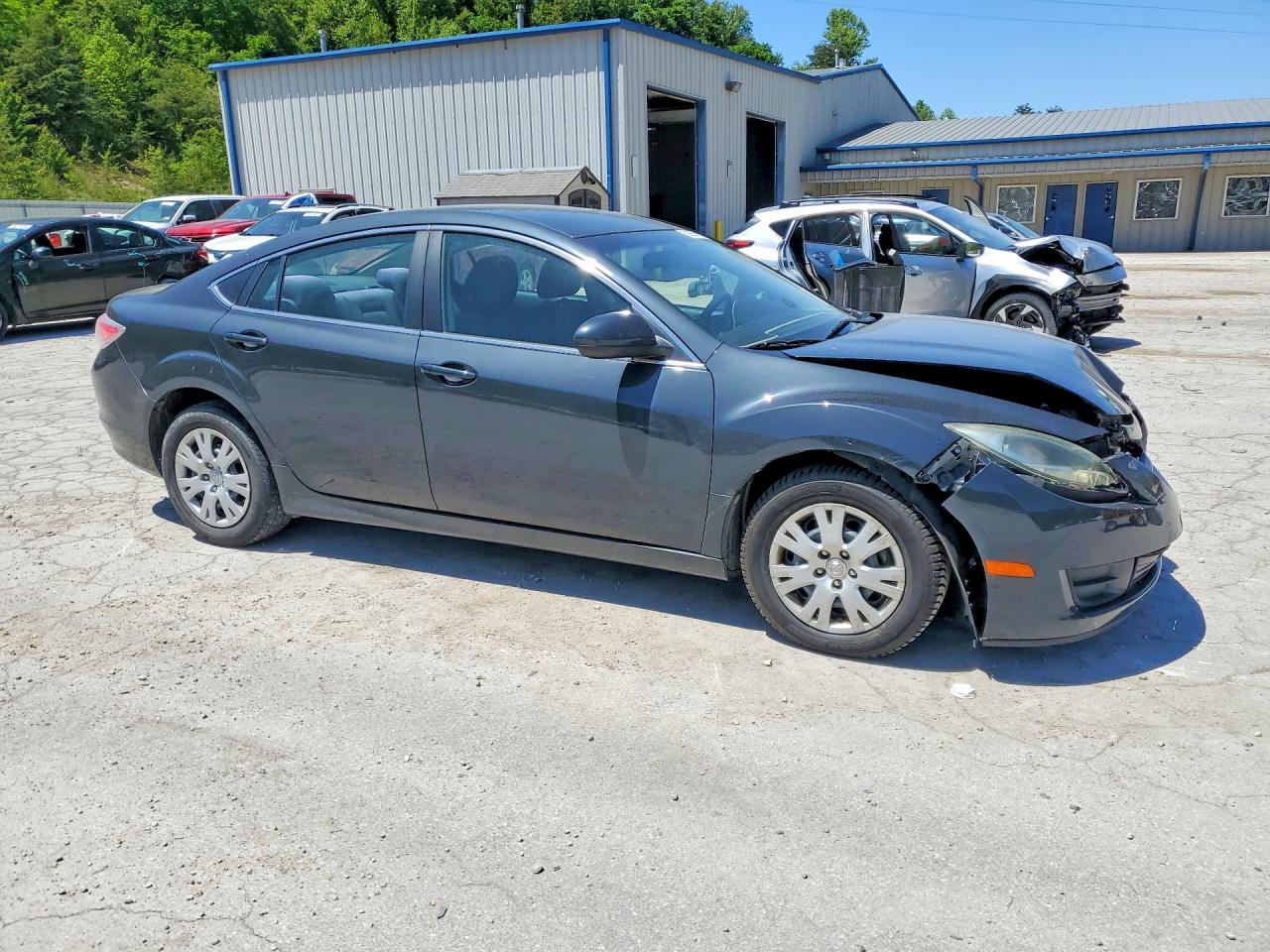 2012 Mazda 6 I Charcoal vin: 1YVHZ8BHXC5M06251