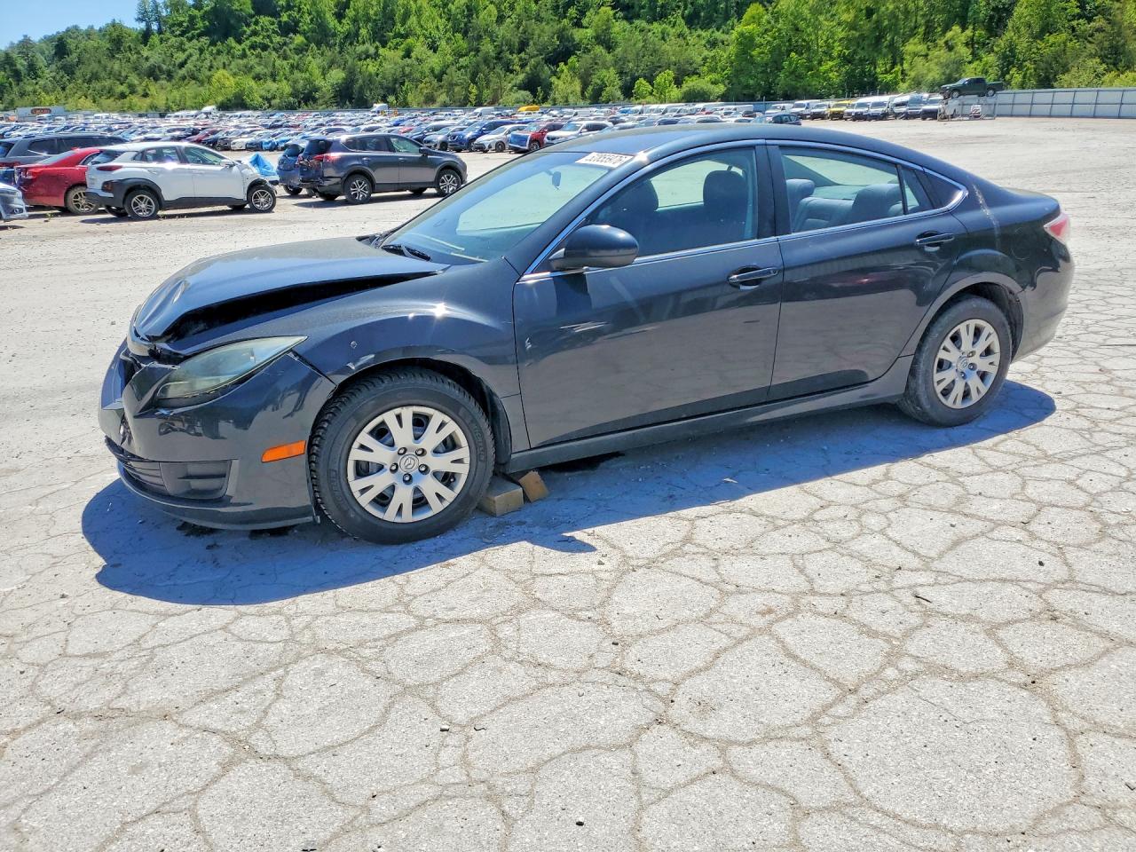 2012 Mazda 6 I Charcoal vin: 1YVHZ8BHXC5M06251