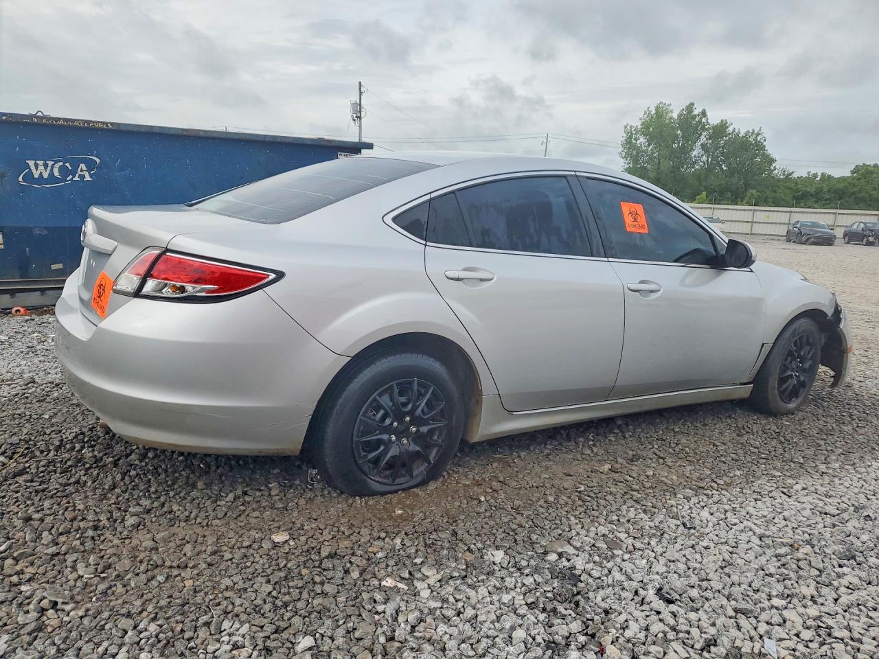 2012 Mazda 6 I Silver vin: 1YVHZ8BHXC5M06816