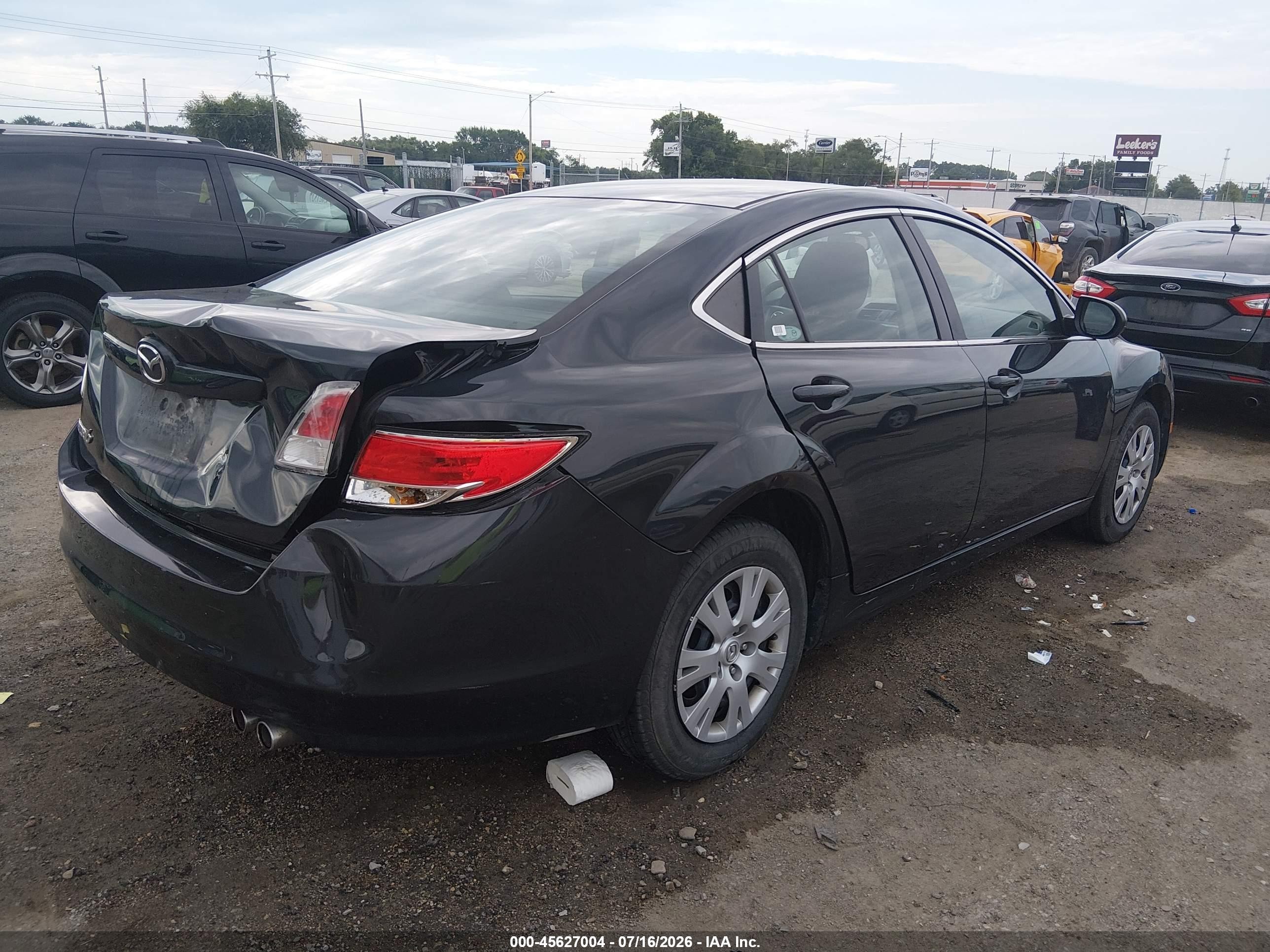 2012 Mazda Mazda6 I Sport Black vin: 1YVHZ8BHXC5M29996