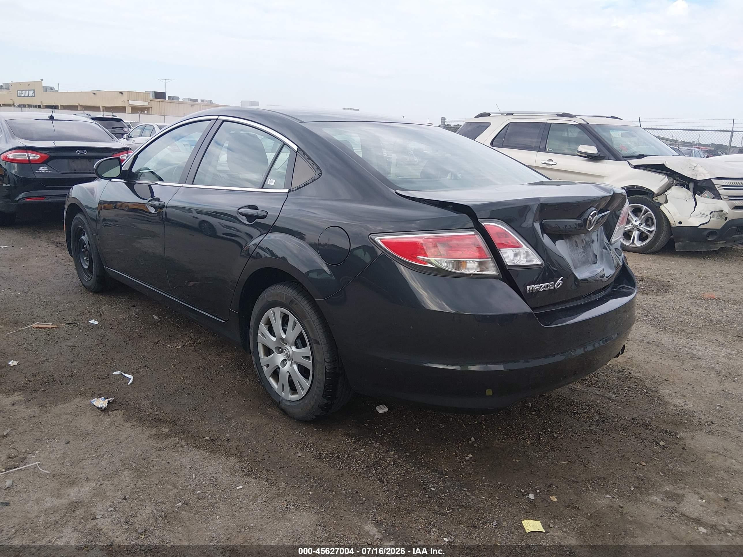 2012 Mazda Mazda6 I Sport Black vin: 1YVHZ8BHXC5M29996