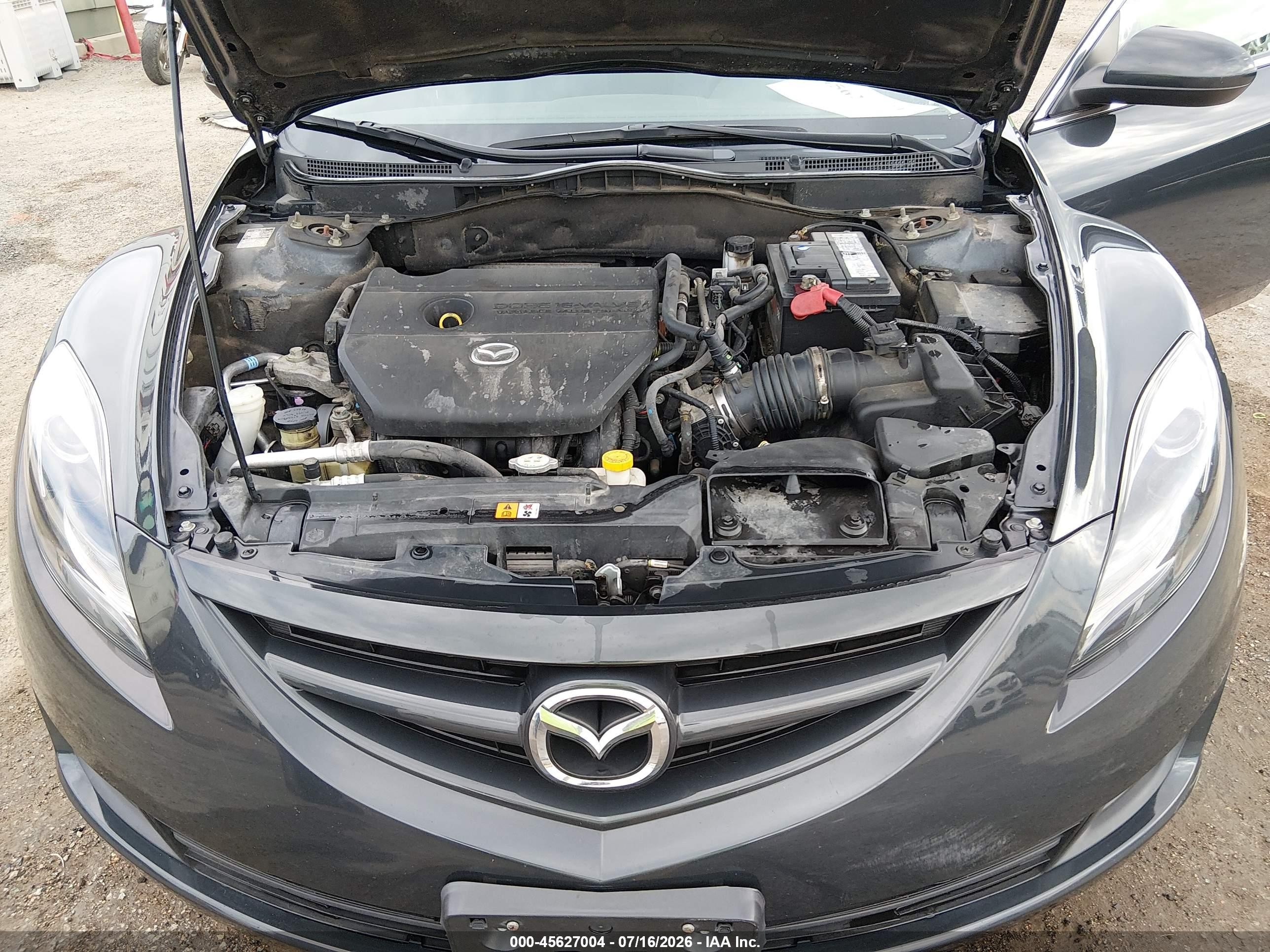 2012 Mazda Mazda6 I Sport Black vin: 1YVHZ8BHXC5M29996