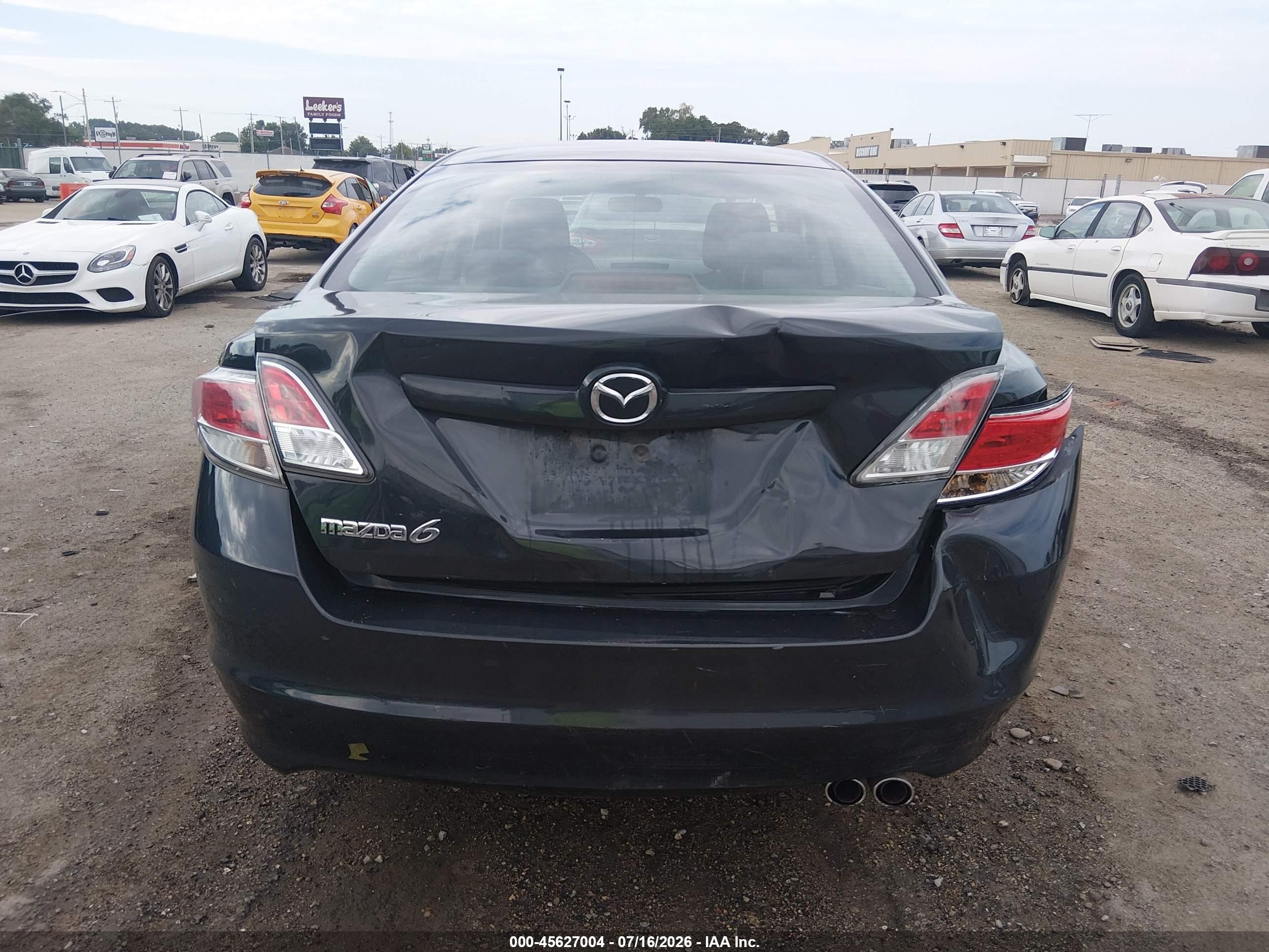 2012 Mazda Mazda6 I Sport Black vin: 1YVHZ8BHXC5M29996