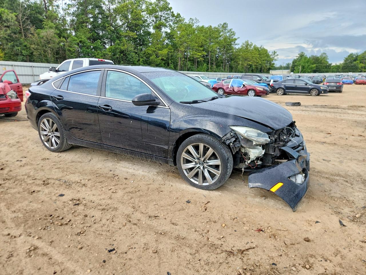 2012 Mazda 6 I Black vin: 1YVHZ8BHXC5M31845