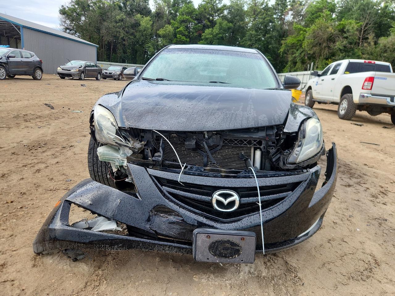 2012 Mazda 6 I Black vin: 1YVHZ8BHXC5M31845