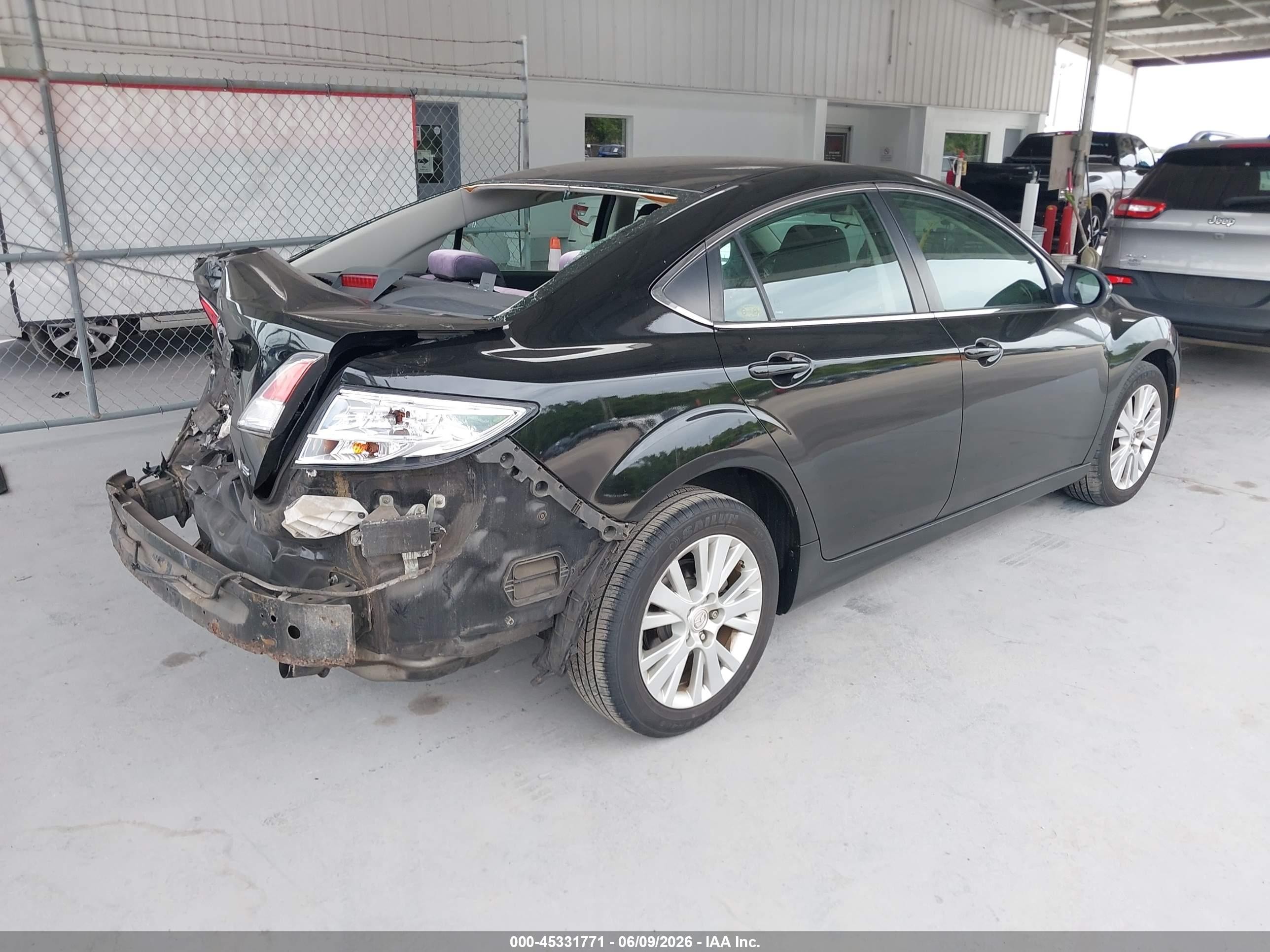 2010 Mazda Mazda6 S Touring Plus Black vin: 1YVHZ8CB0A5M03172