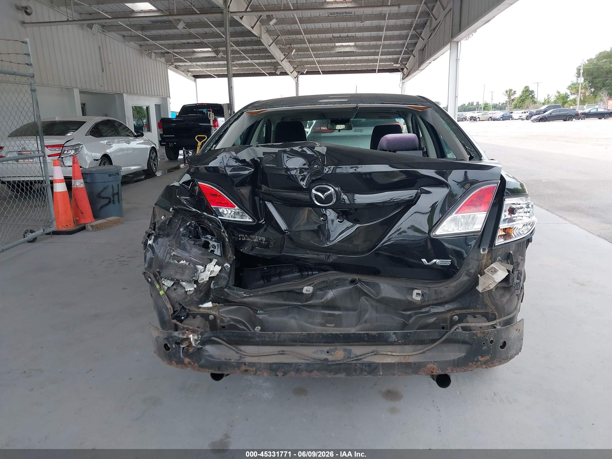 2010 Mazda Mazda6 S Touring Plus Black vin: 1YVHZ8CB0A5M03172