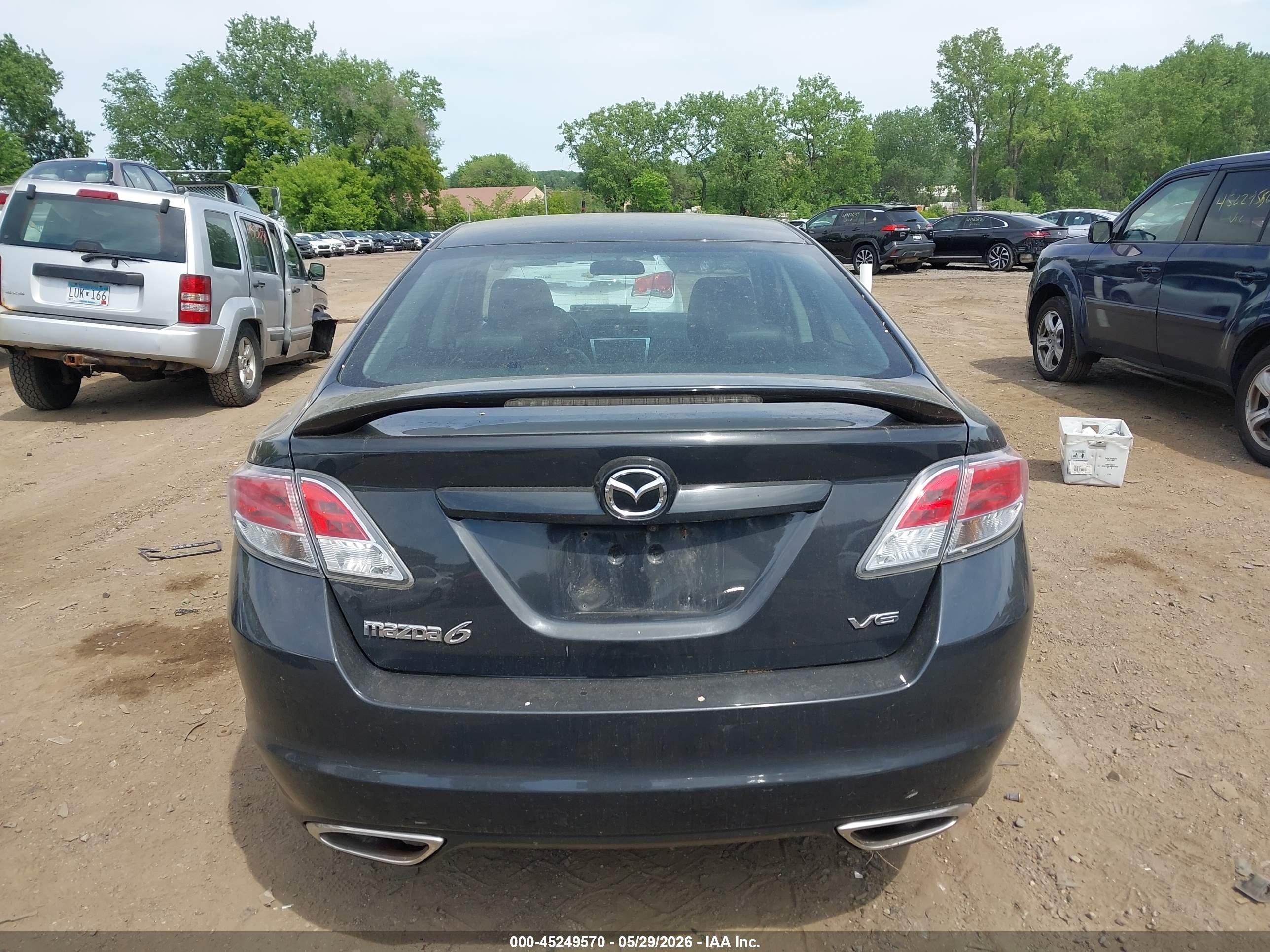 2013 Mazda Mazda6 S Grand Touring Gray vin: 1YVHZ8CB0D5M03435