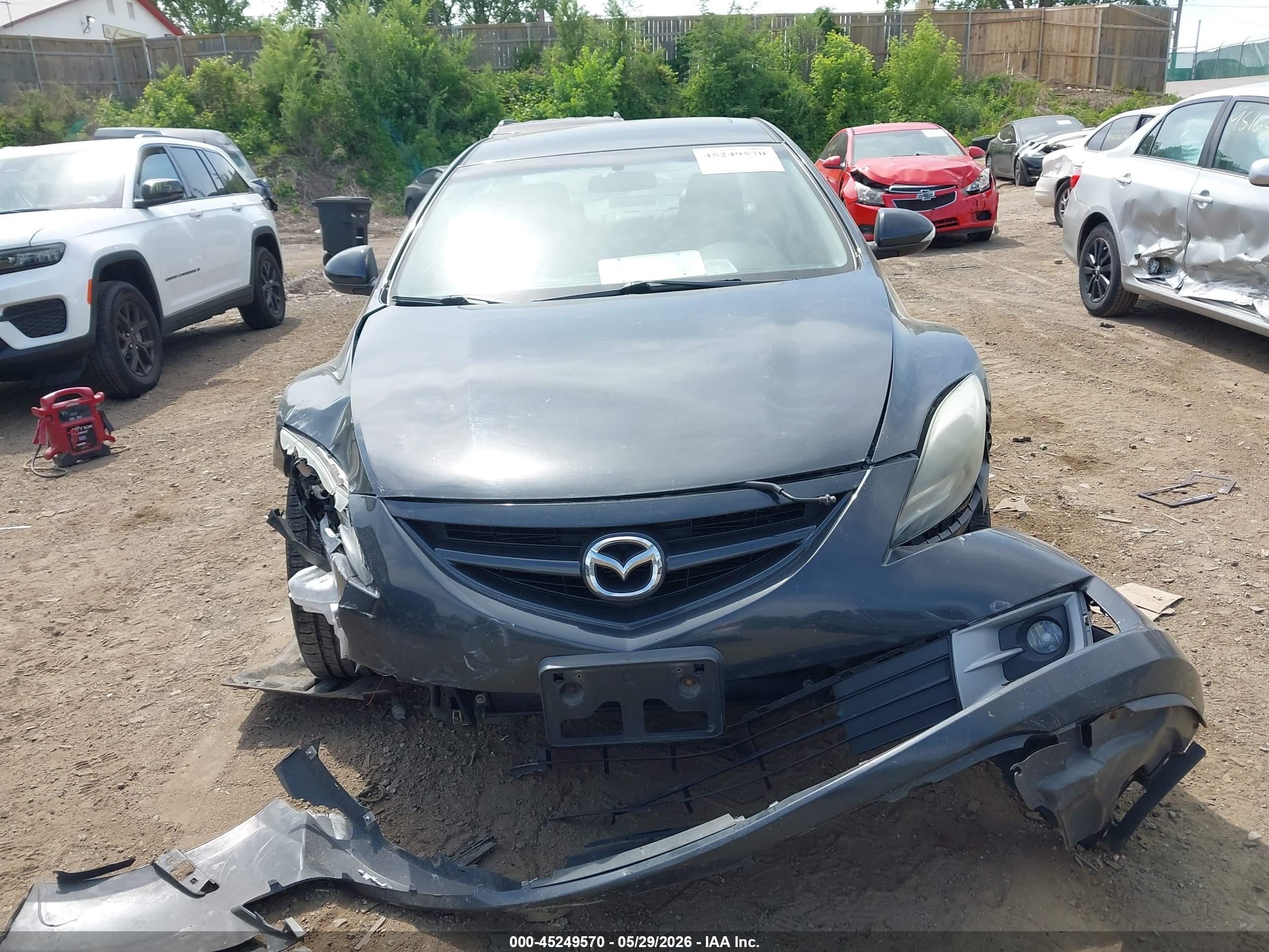 2013 Mazda Mazda6 S Grand Touring Gray vin: 1YVHZ8CB0D5M03435