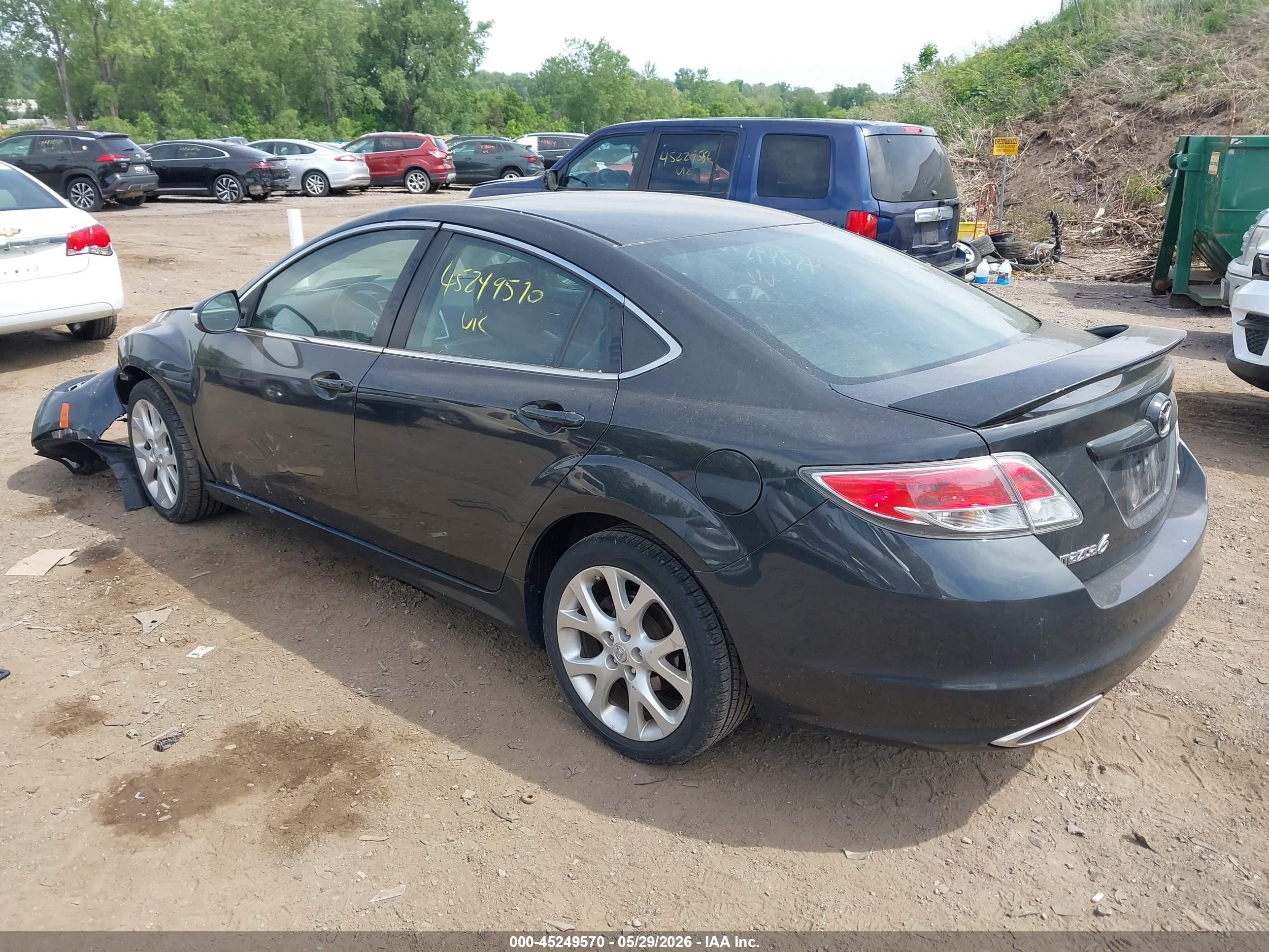 2013 Mazda Mazda6 S Grand Touring Gray vin: 1YVHZ8CB0D5M03435
