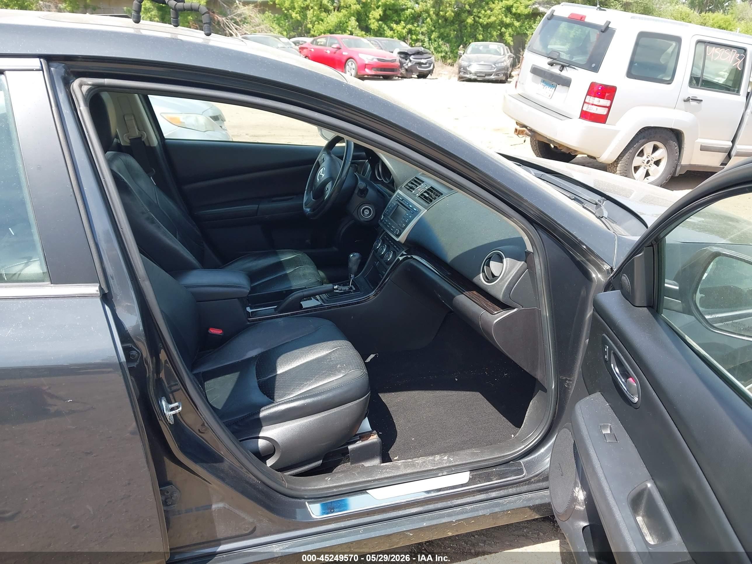2013 Mazda Mazda6 S Grand Touring Gray vin: 1YVHZ8CB0D5M03435