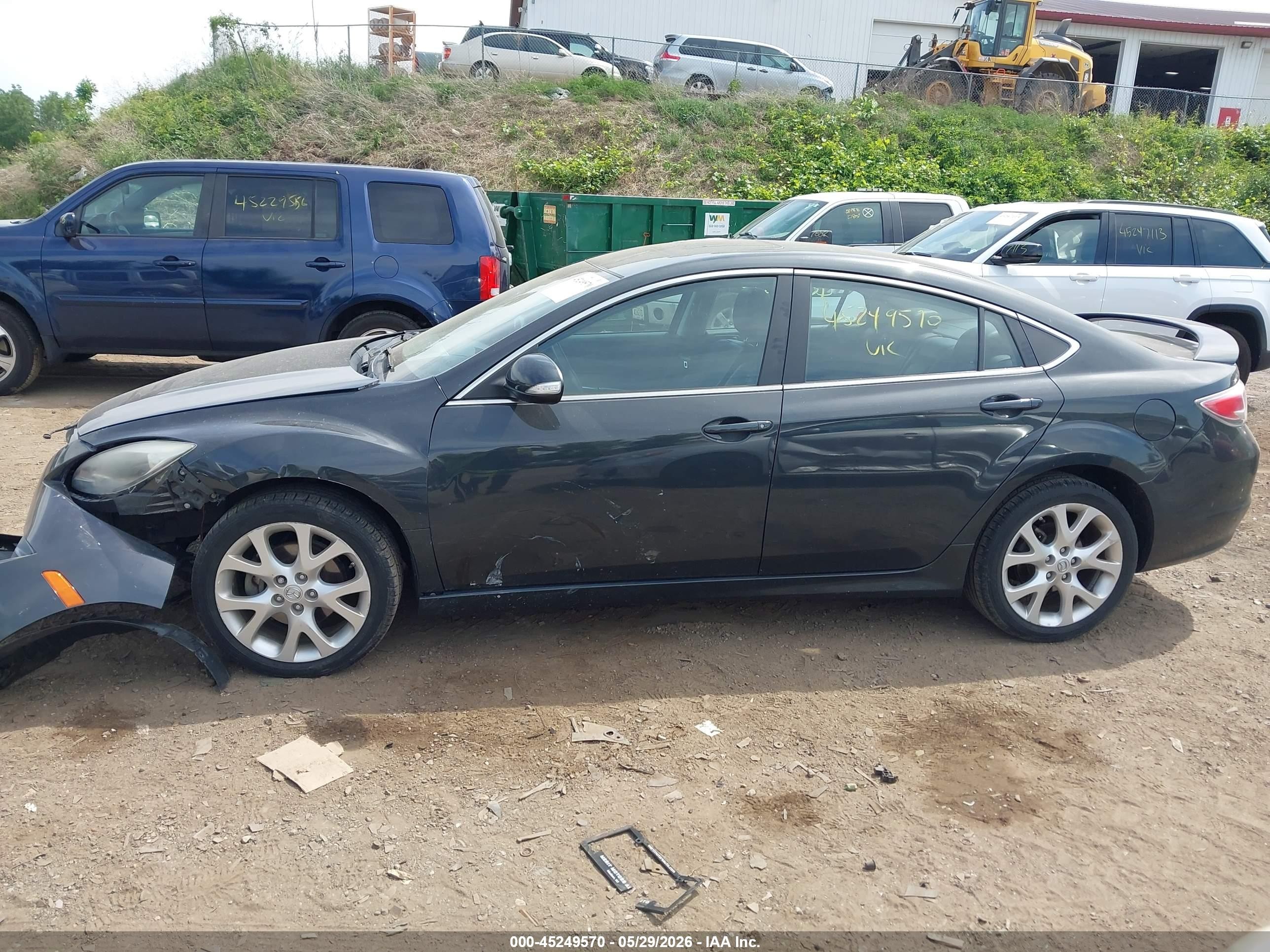 2013 Mazda Mazda6 S Grand Touring Gray vin: 1YVHZ8CB0D5M03435