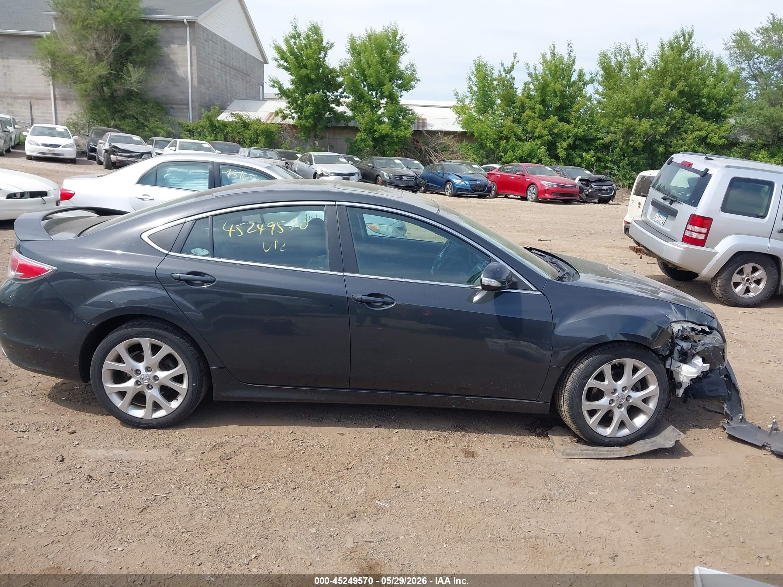 2013 Mazda Mazda6 S Grand Touring Gray vin: 1YVHZ8CB0D5M03435