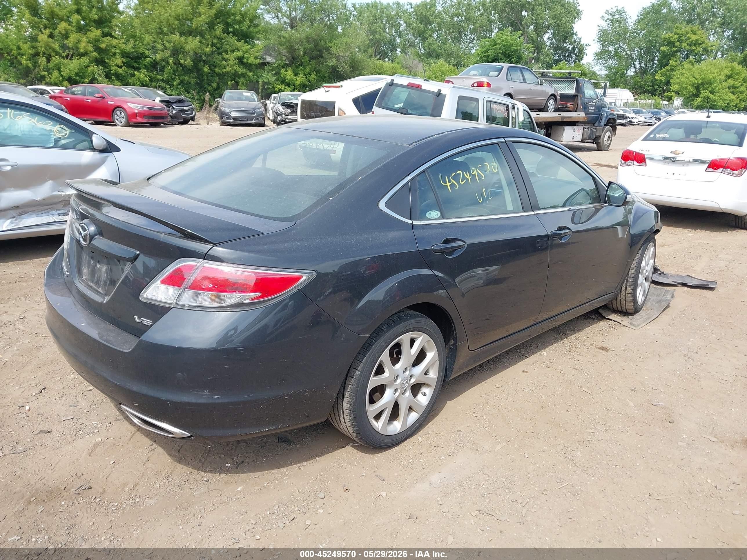 2013 Mazda Mazda6 S Grand Touring Gray vin: 1YVHZ8CB0D5M03435