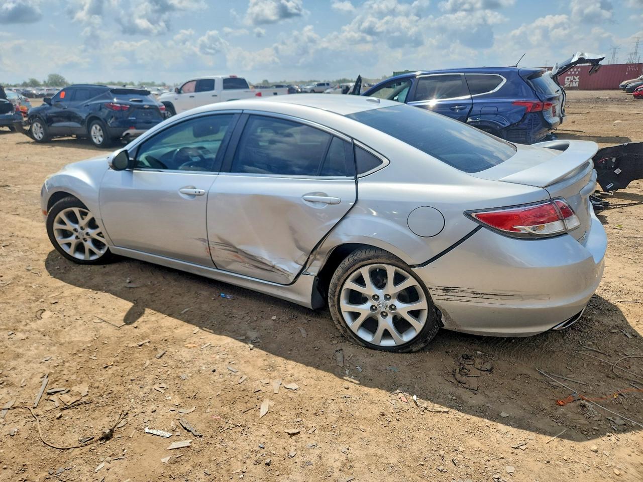 2010 Mazda 6 S Silver vin: 1YVHZ8CB2A5M40076
