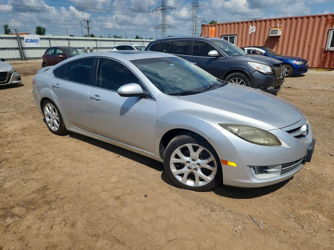2010 Mazda 6 S Silver vin: 1YVHZ8CB2A5M40076