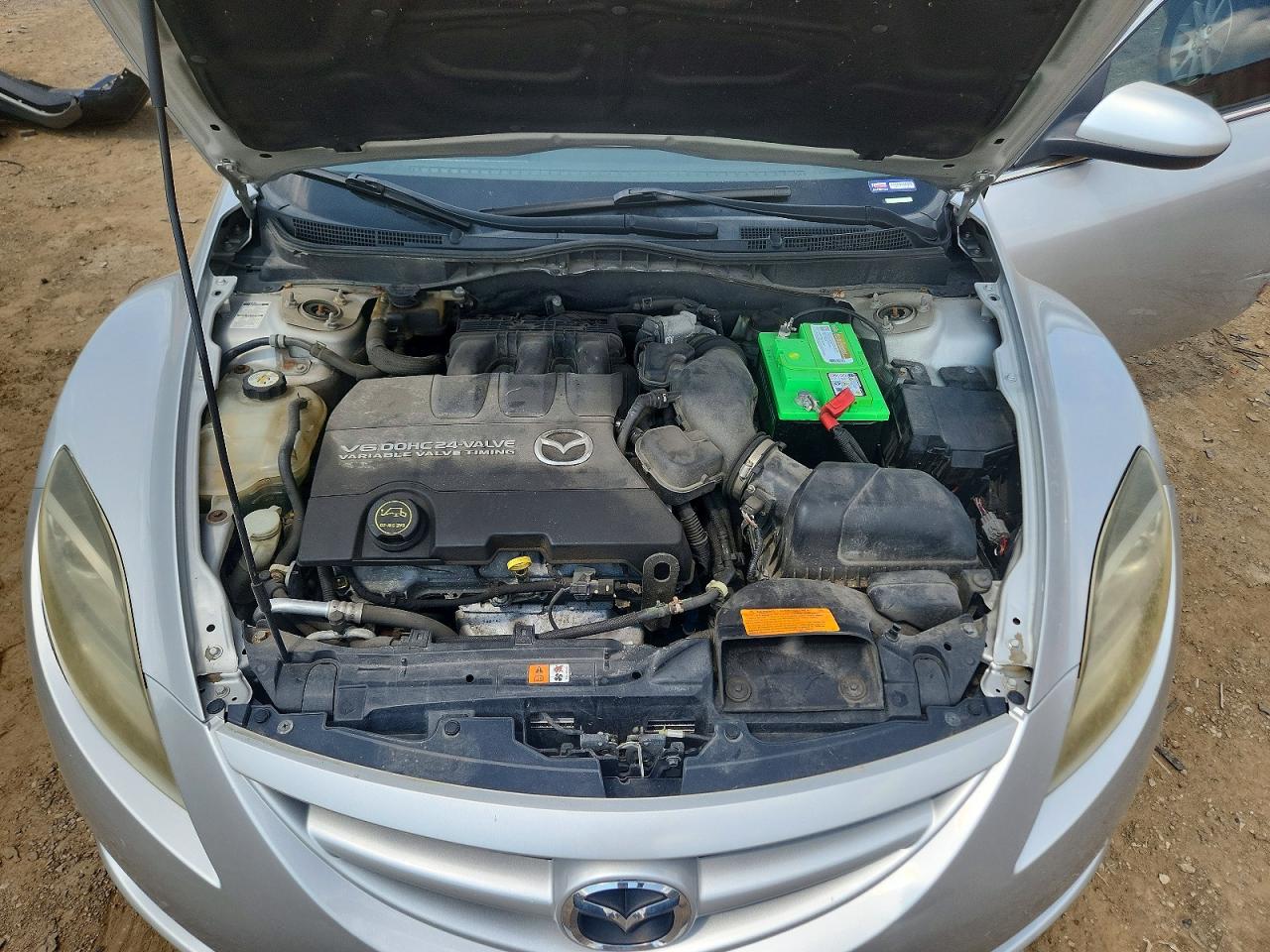 2010 Mazda 6 S Silver vin: 1YVHZ8CB2A5M40076