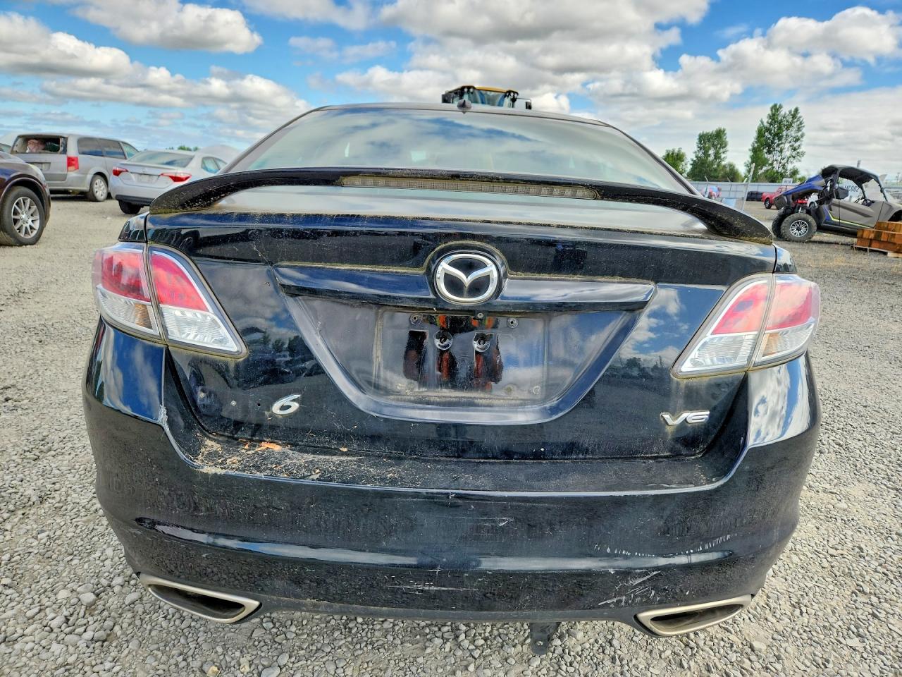 2011 Mazda 6 S Black vin: 1YVHZ8CB2B5M08696