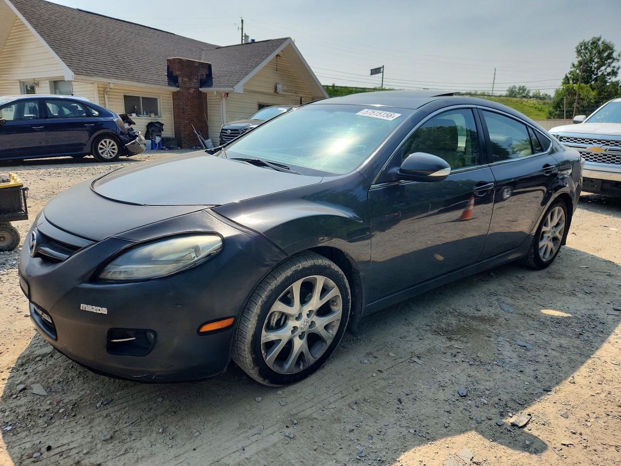 2012 Mazda 6 S Black vin: 1YVHZ8CB2C5M33146