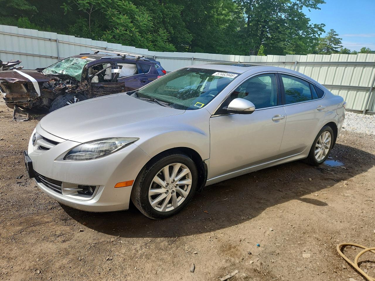 2011 Mazda 6 S Silver vin: 1YVHZ8CB4B5M04181