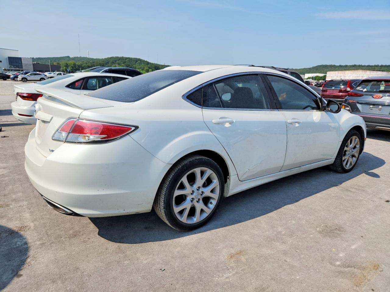 2011 Mazda 6 S White vin: 1YVHZ8CB4B5M15701